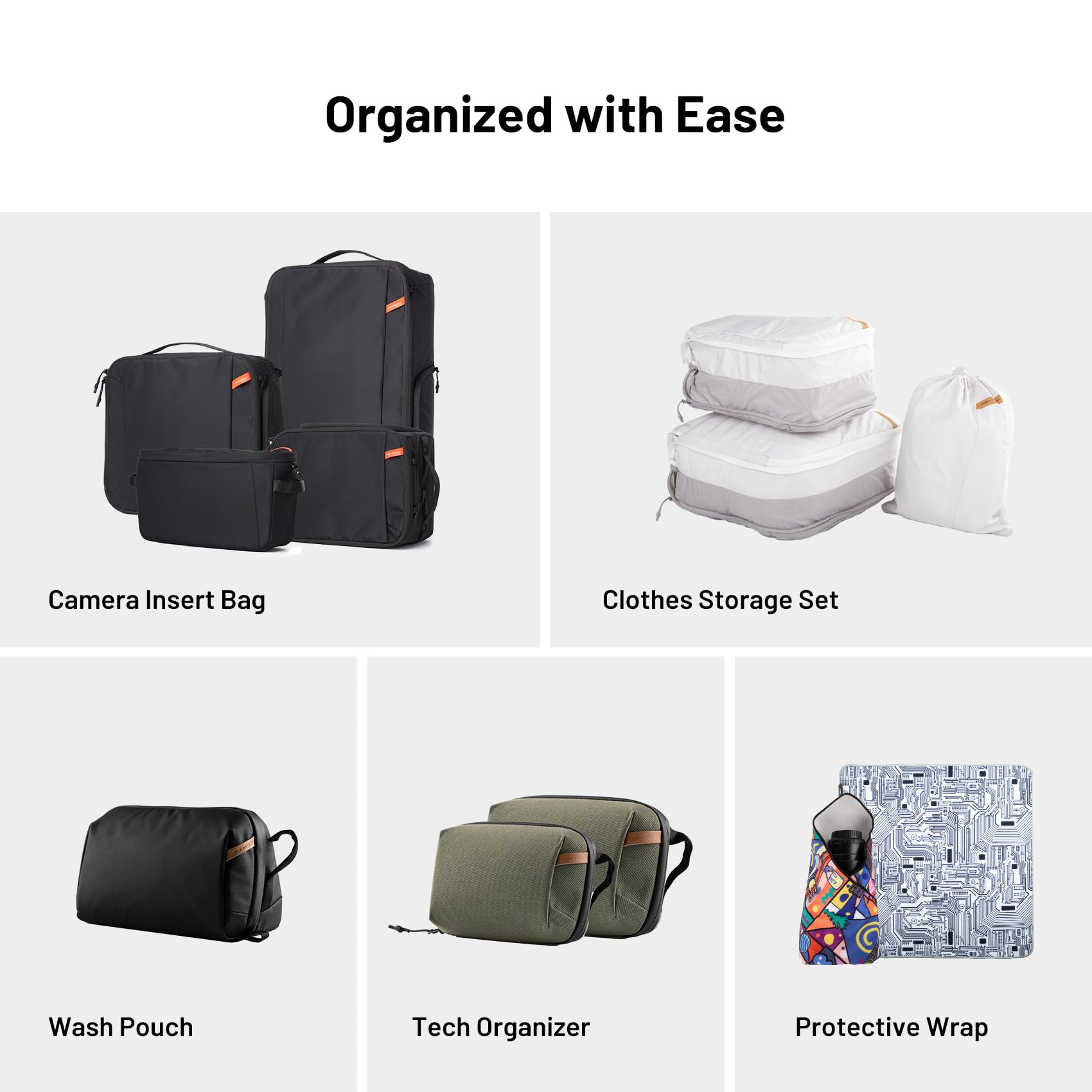 PGYTECH OneMo 35L Travel Backpack - Waterproof Camera Backpack for Photographers & Travelers - DSLR Hiking Backpack Compatible with Canon, Nikon, Sony & DJI Drones - Laptop Compartment Fits 16
