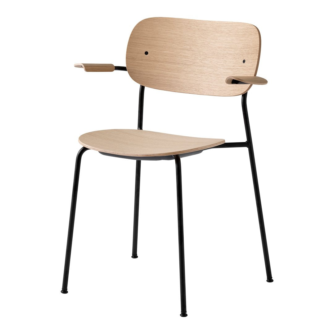 Modern Wooden Dining Chair with Armrests - Comfortable & Stylish for Kitchen, Dining Room, or Breakfast Nook