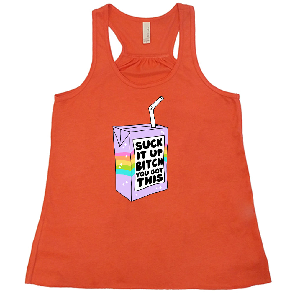 Motivational 'Suck It Up Bitch You Got This' T-Shirt - Funny Inspirational Quote Tee for Women & Men - Gym, Workout, Everyday Wear