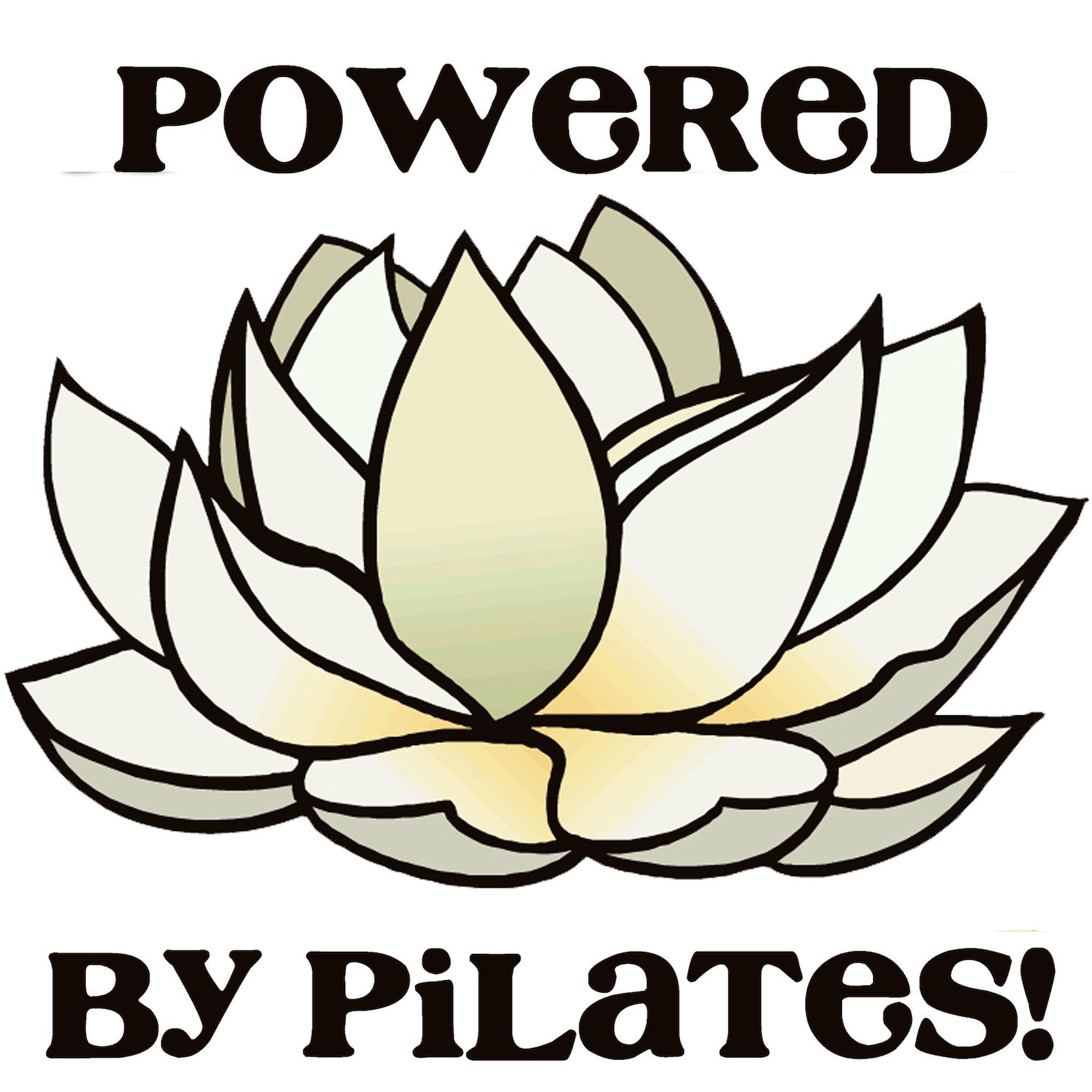 Pilates Lotus Oval Sticker - Waterproof Vinyl Decal for Cars, Laptops & Water Bottles - Yoga & Fitness Enthusiast Gift