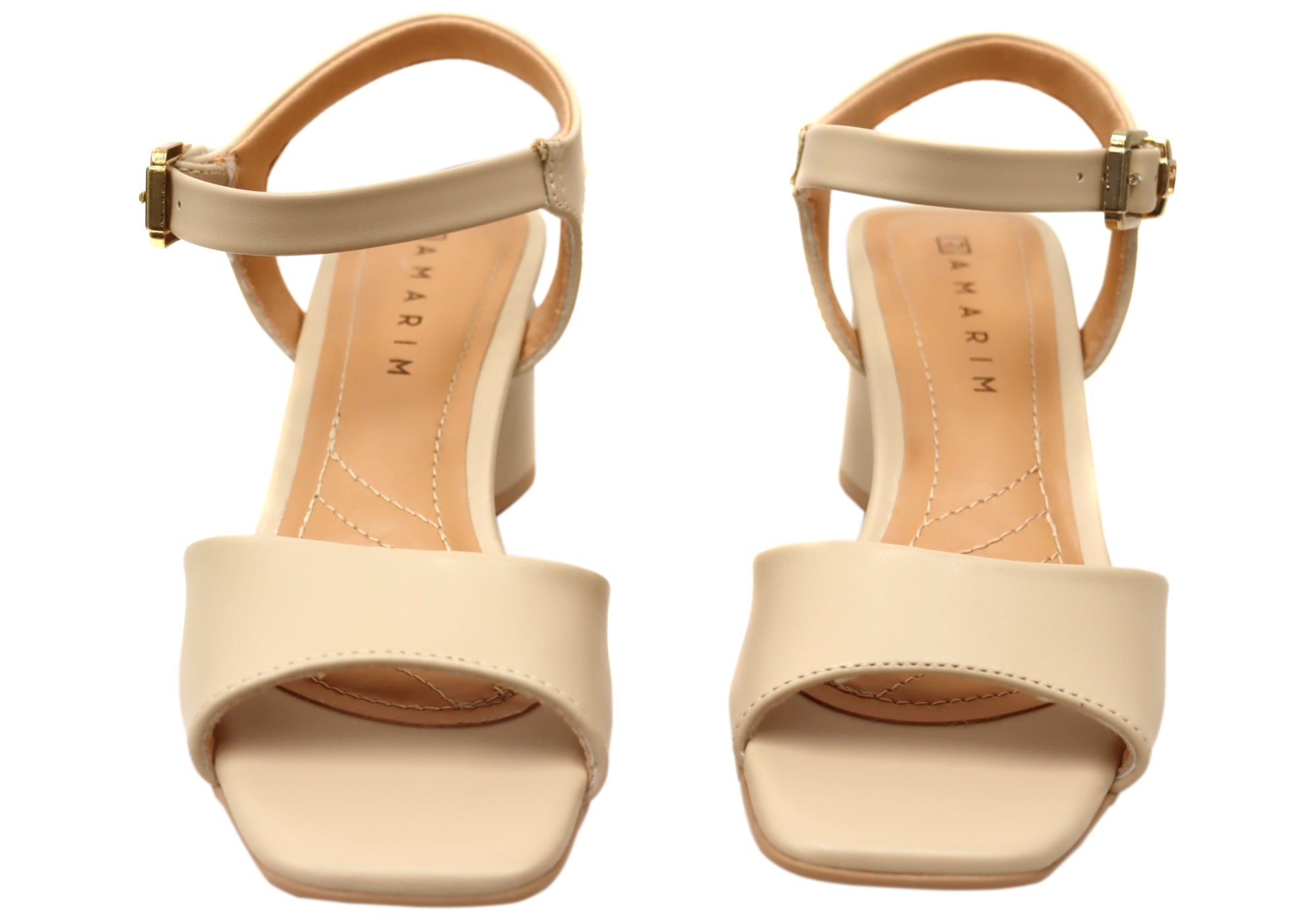 Ramarim Marley Women's Comfortable Brazilian Mid Heel Dress Sandals - Elegant Summer Wedding & Party Shoes for Women