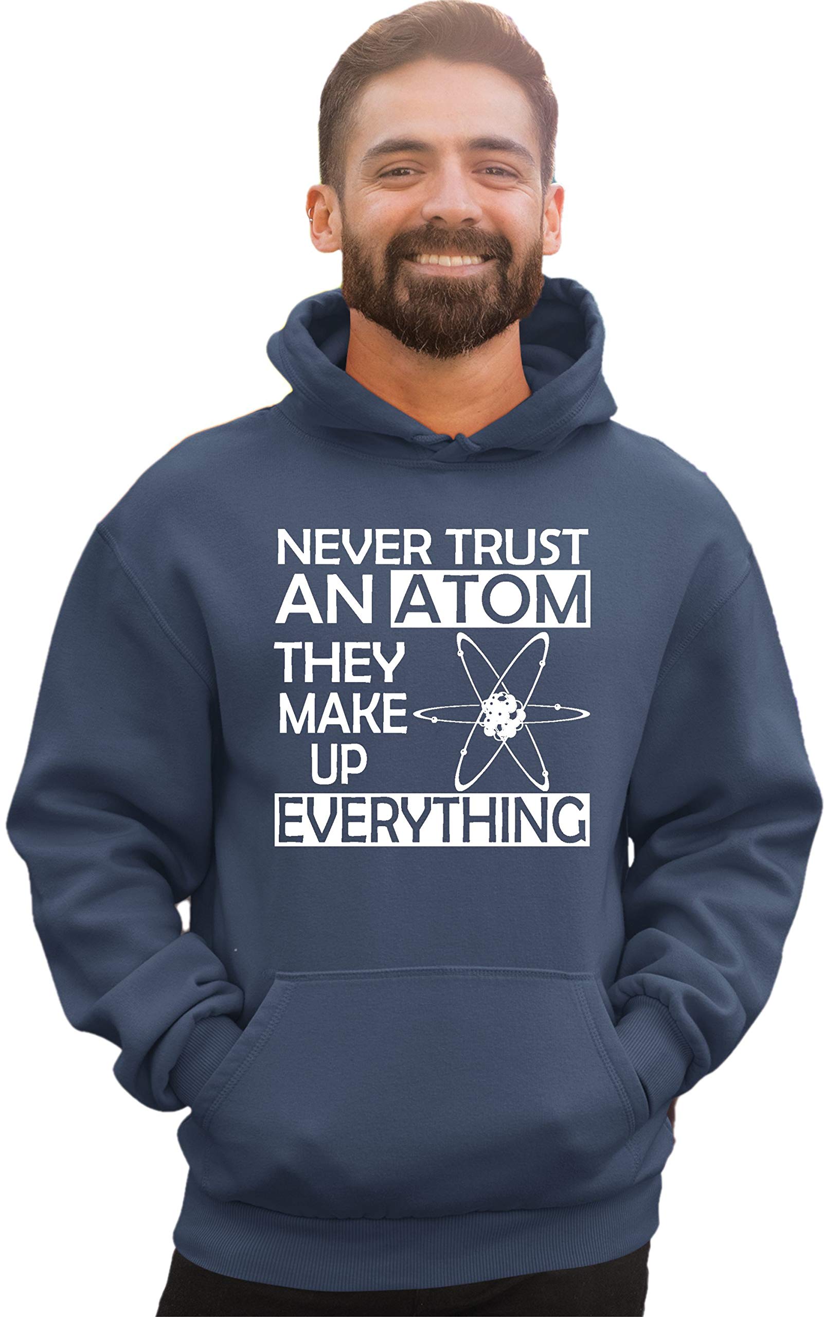 Science Hoodie Sweatshirt for Men & Women - Funny Atom Design - Perfect for Casual Wear, Gifts & Science Enthusiasts