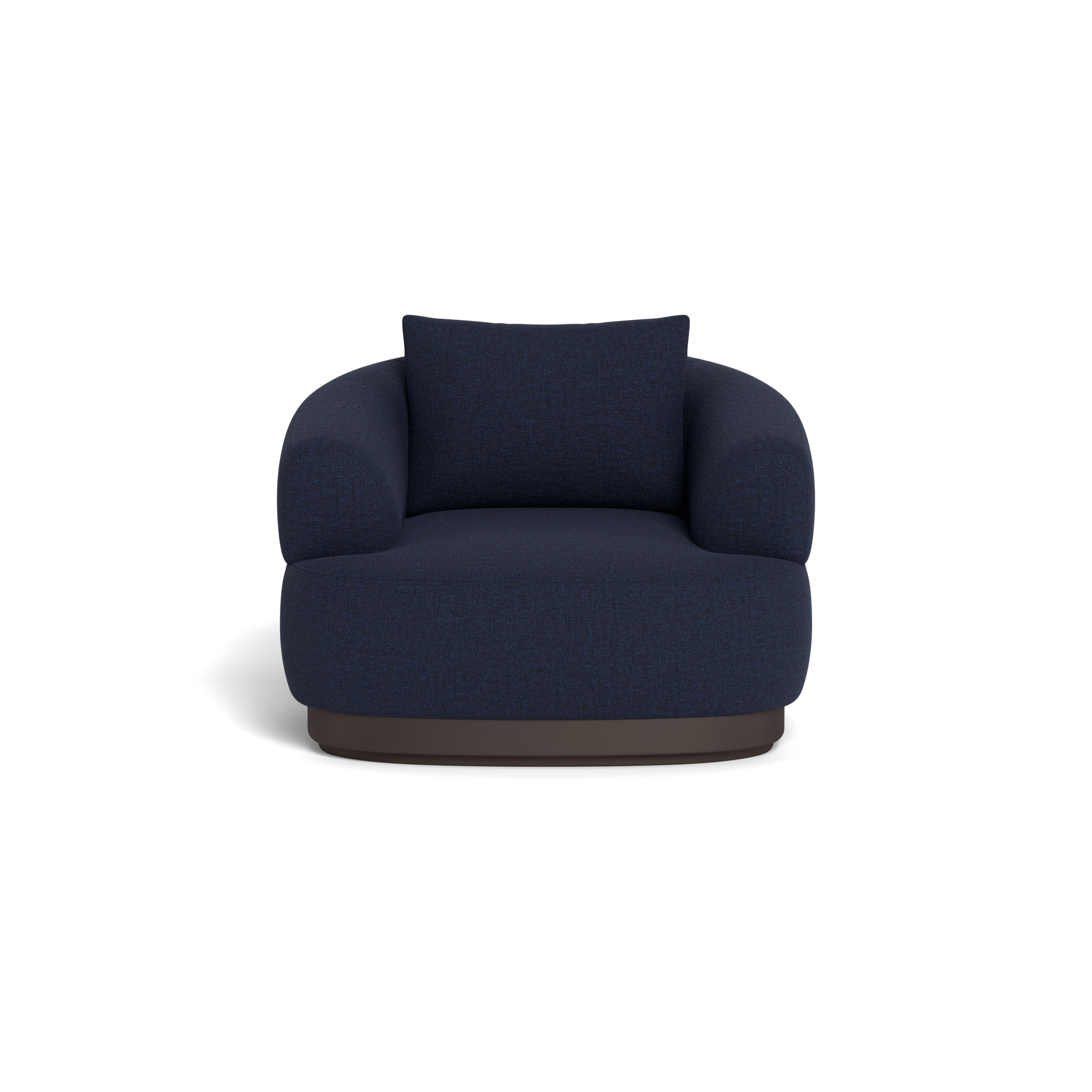 Amalfi Lounge Chair - Modern Comfortable Accent Chair for Living Room, Bedroom & Patio - Stylish Upholstered Armchair with Solid Wood Frame - Perfect for Relaxing, Reading & Lounging