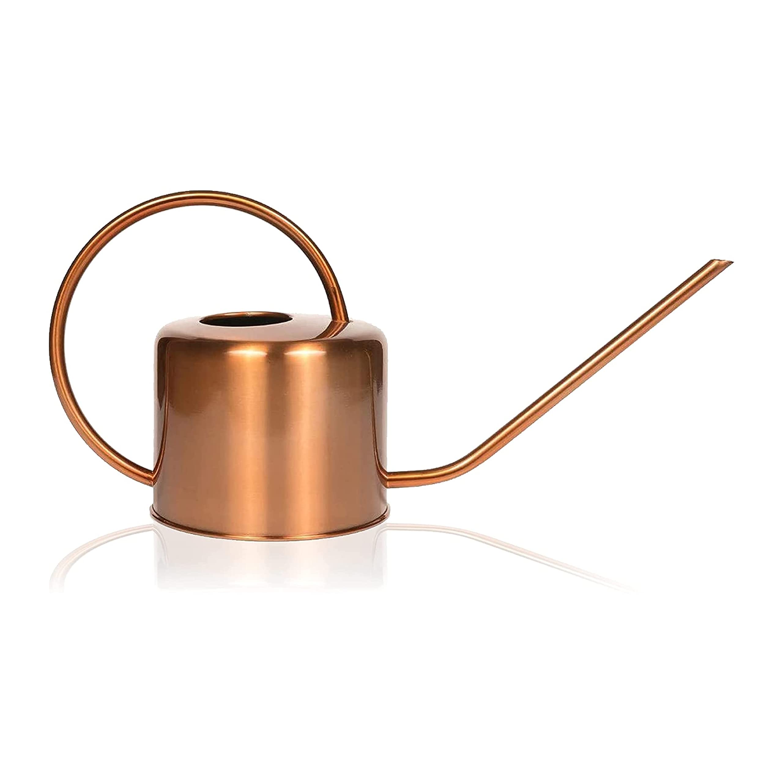 Homarden 40oz Copper Watering Can with Removable Spout - 1 Gallon Metal Watering Can Bundle for Indoor & Outdoor Plants, Garden, Flowers, and Houseplants