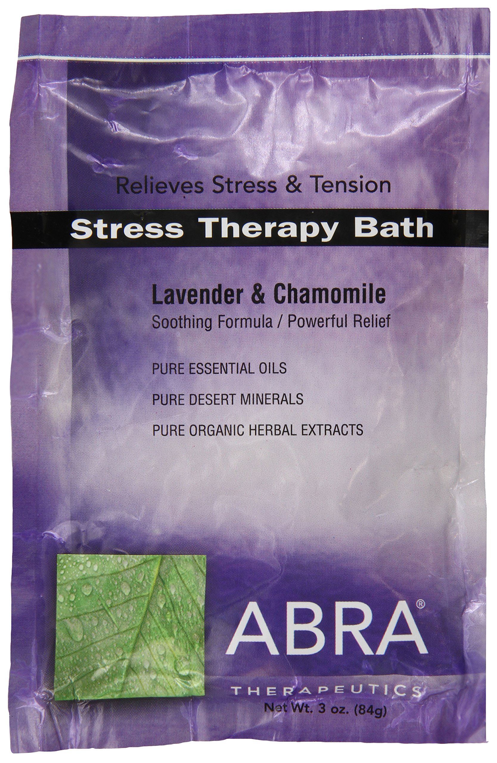 Abra Stress Therapy Bath - 3 oz Relaxing Aromatherapy Soak for Stress Relief & Muscle Relaxation | Perfect for Spa Nights & Self-Care Routines