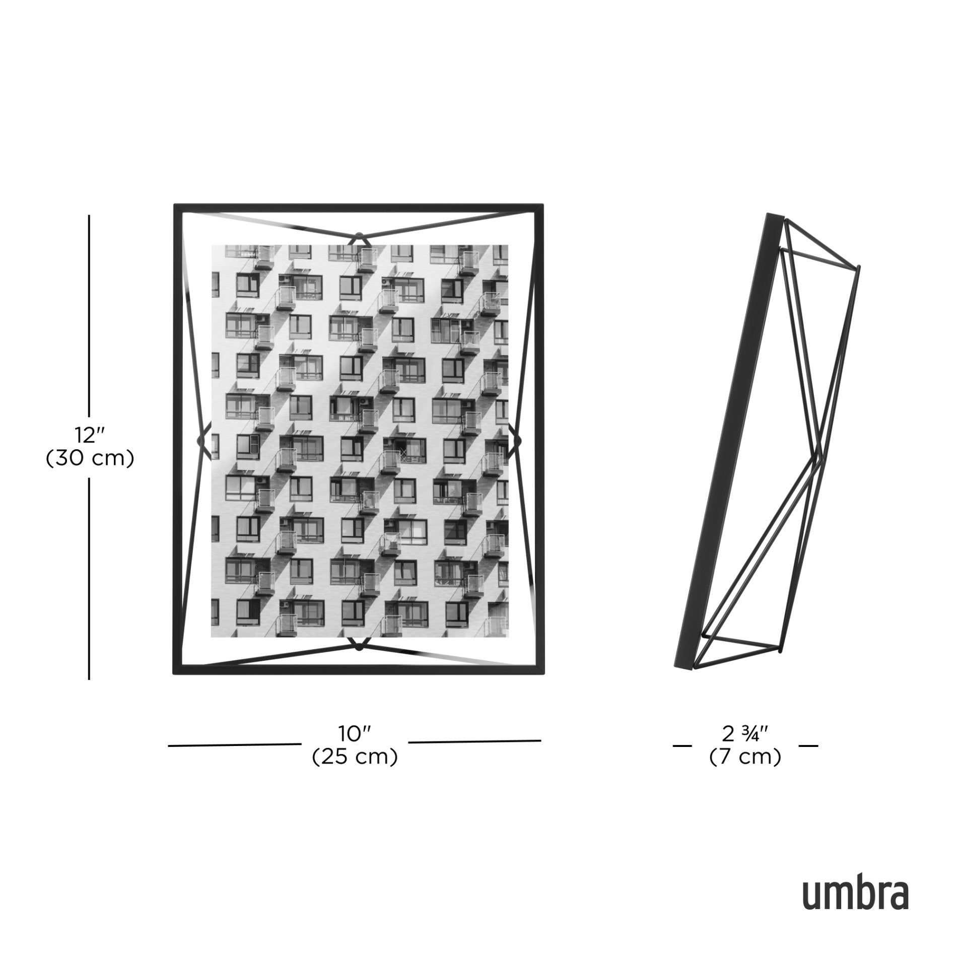 Prisma Picture Frame - Elegant Modern Photo Display for Wall & Tabletop - Perfect for Home Decor, Office, and Gift Giving
