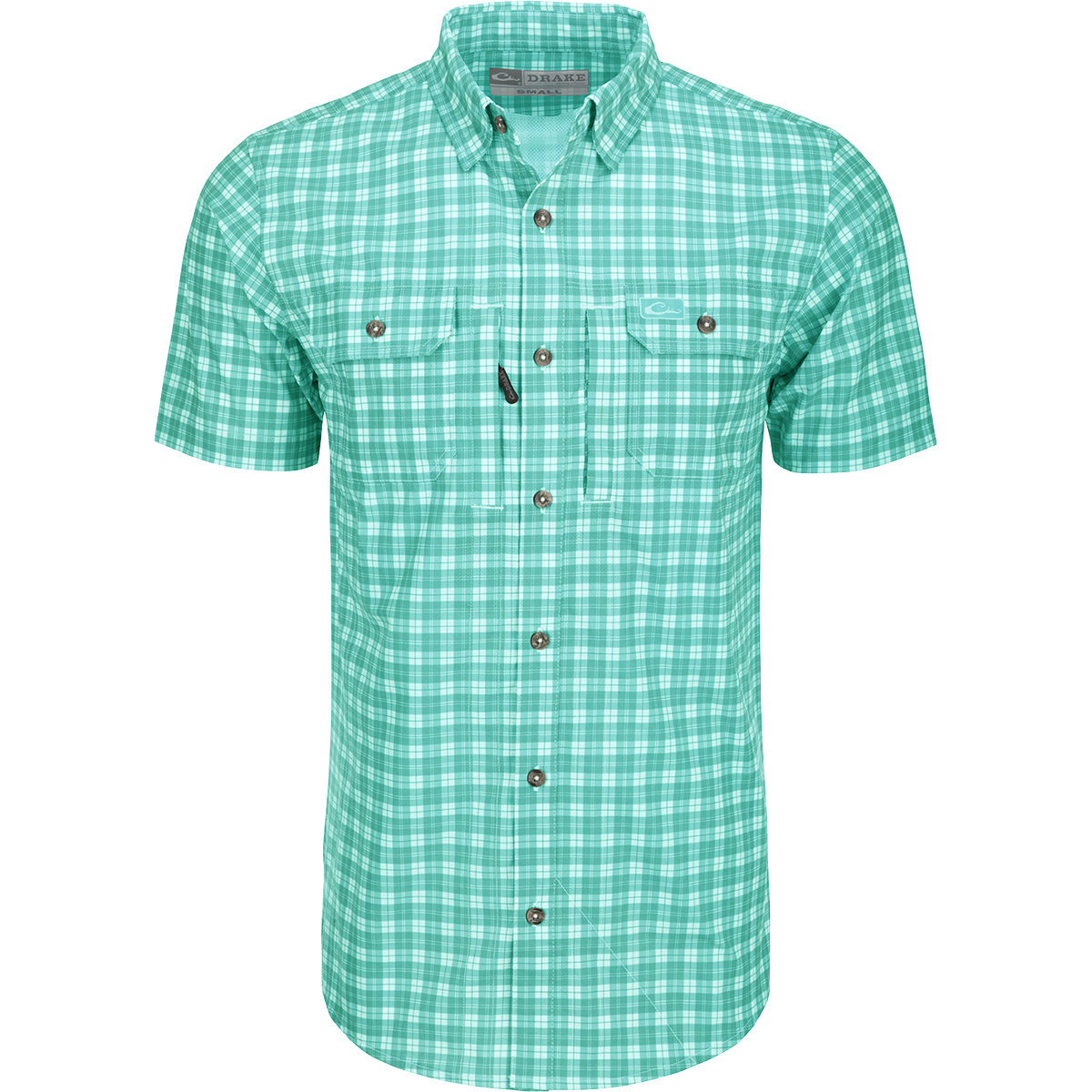 Hunter Creek Check Plaid Short Sleeve Shirt for Men - Casual Button Down Shirt with Comfortable Fit - Perfect for Outdoor Activities, Work & Everyday Wear