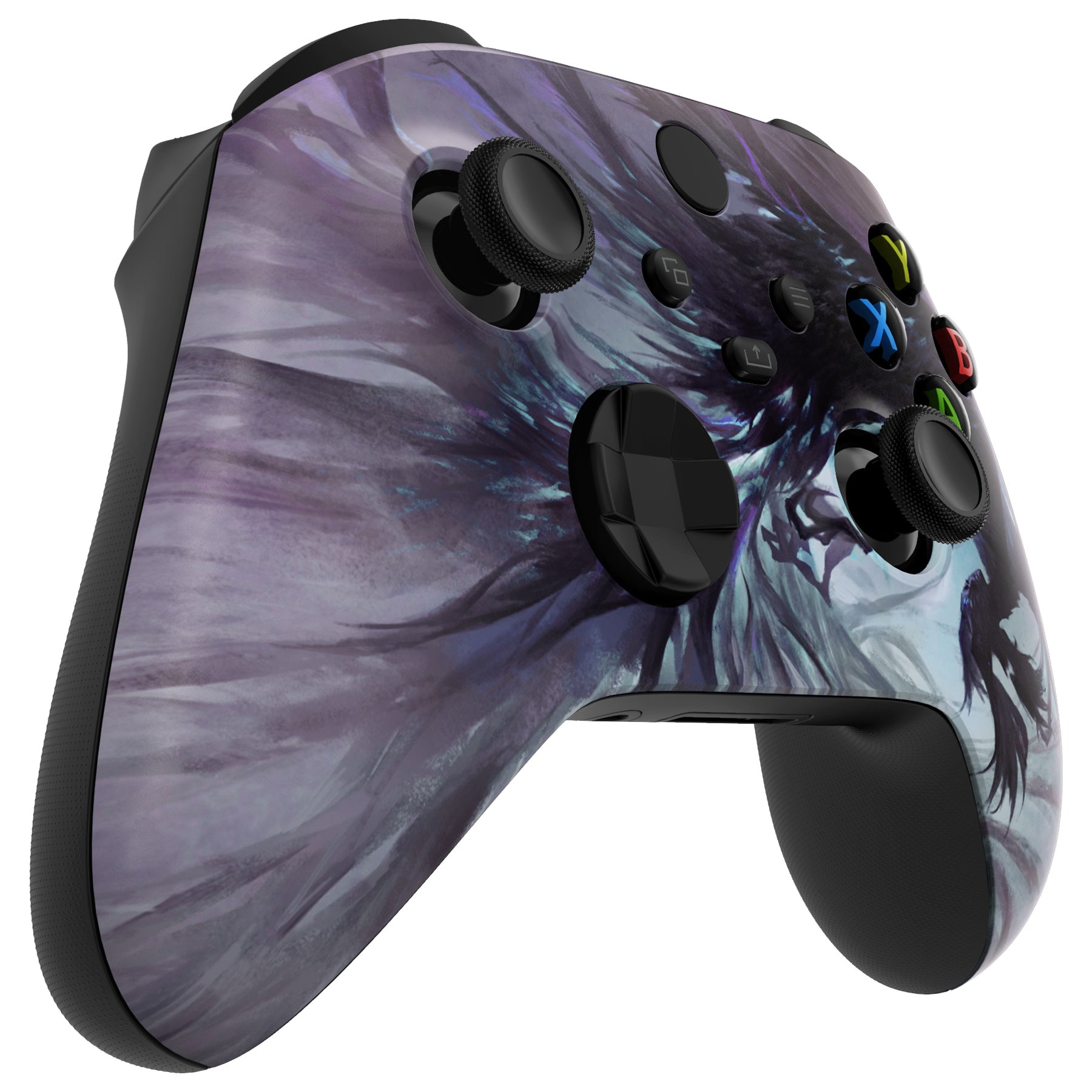 eXtremeRate Replacement Faceplate & Front Housing Shell for Xbox Series X/S Controller - Dragon Whisper Design | Custom Gaming Accessory for Enhanced Gameplay Experience