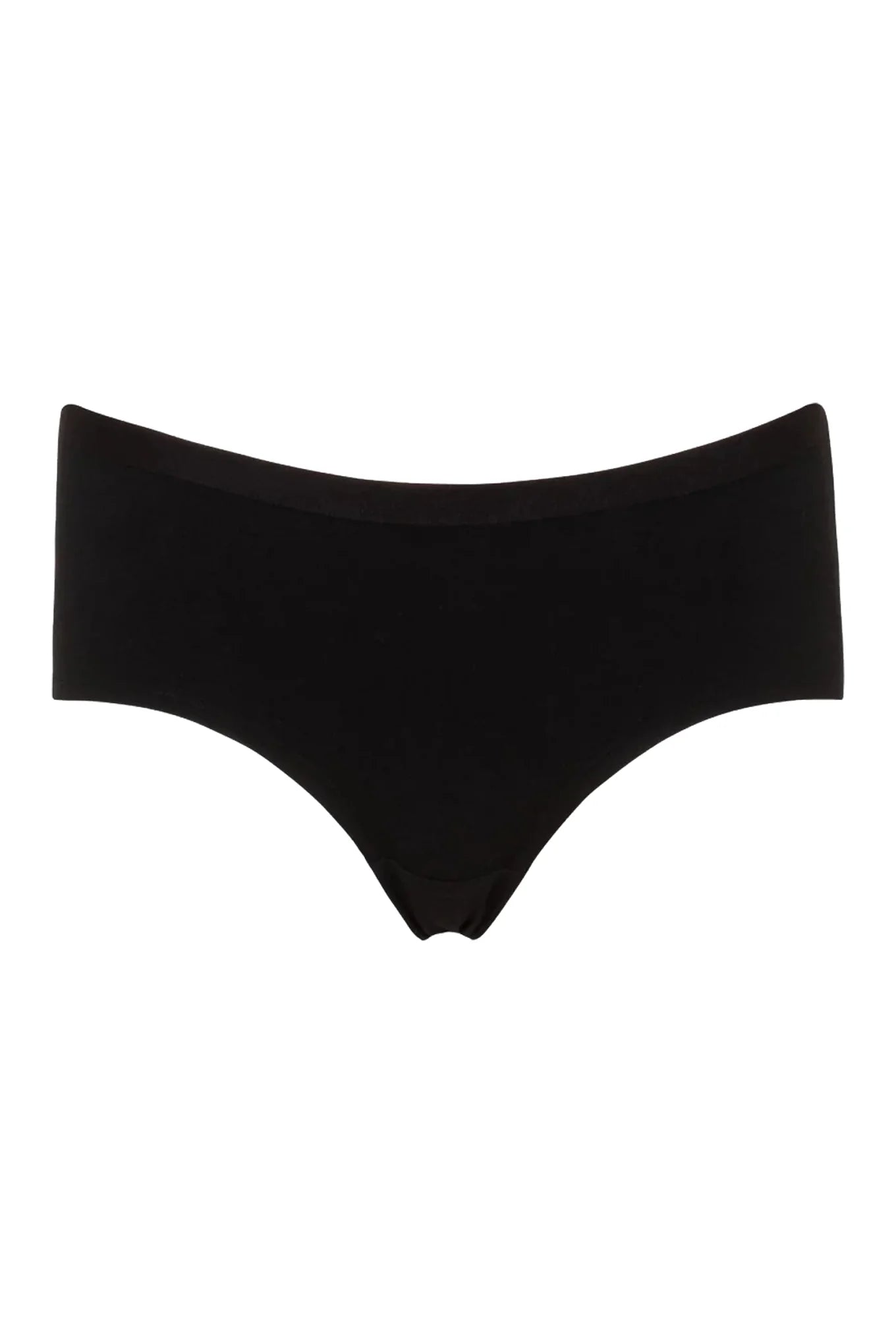 Odette Women's Organic Cotton Briefs - Soft Breathable Underwear for Everyday Comfort | Black | Perfect for Yoga, Sleeping & Daily Wear