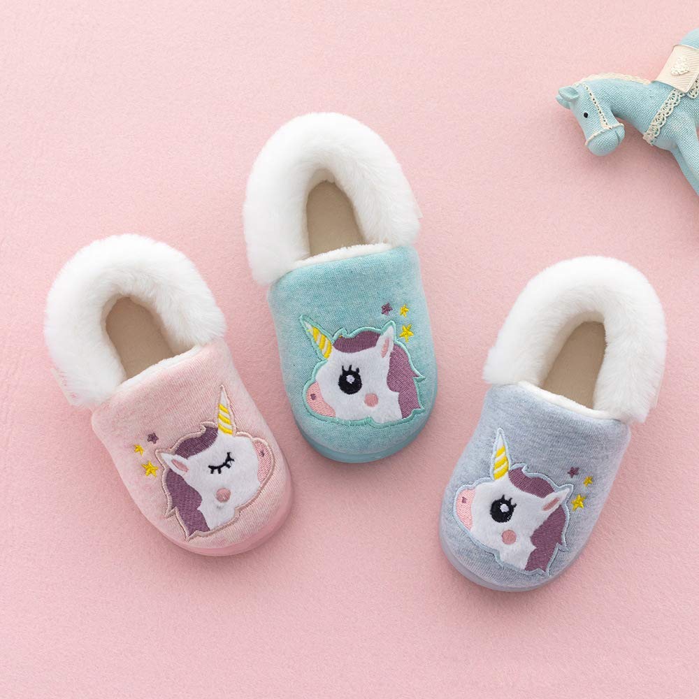 Soft Fluffy Animal Slippers for Toddler Boys & Girls - Warm Kids House Shoes for Indoor Comfort | Perfect for Playtime & Cozy Home Wear