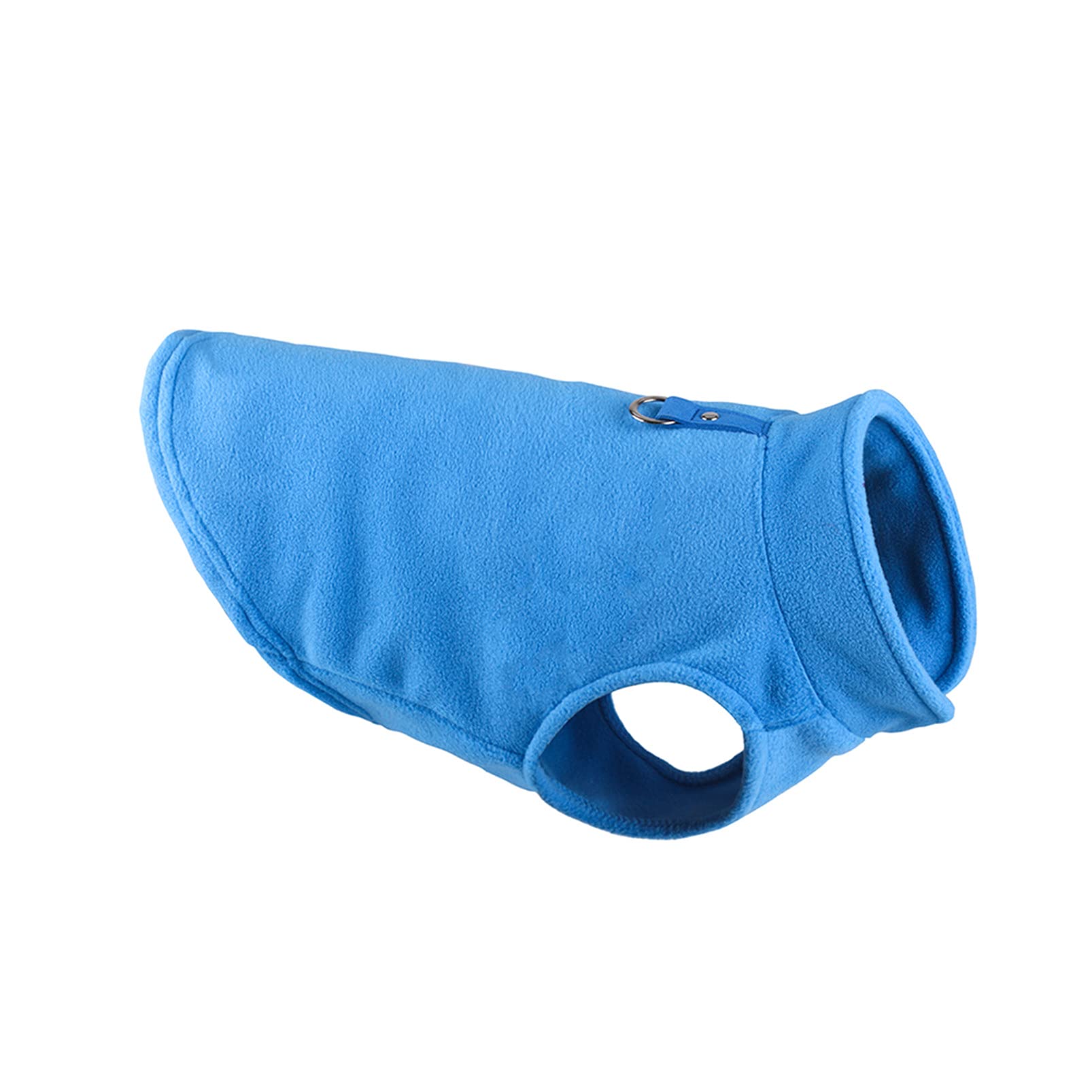 ZRSYH Warm Dog Coat for Cold Weather - Soft & Cozy Pet Jacket, Solid Blue XL - Perfect for Small Dogs, Puppies & Indoor/Outdoor Winter Adventures