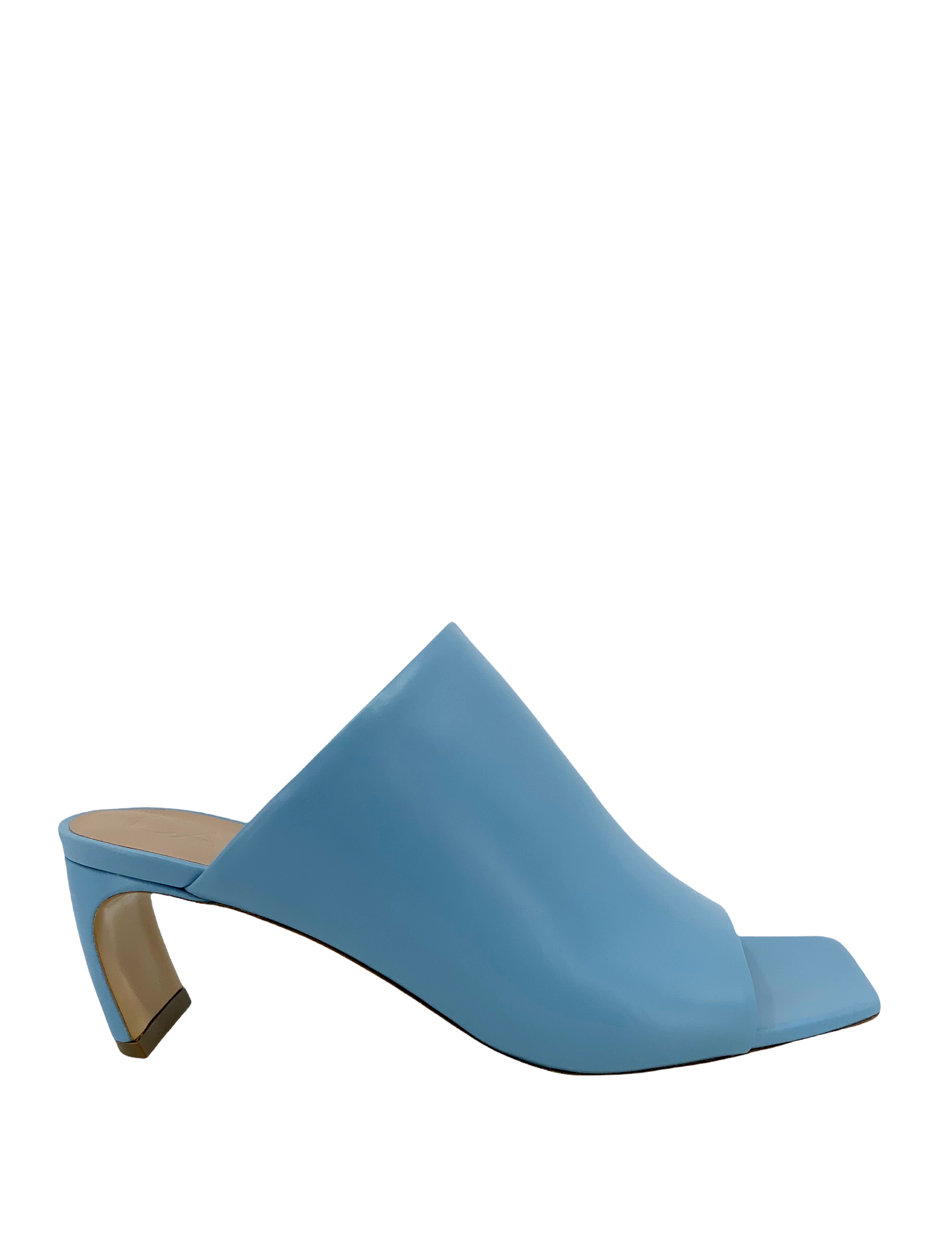 Lanvin Women's Calfskin Leather J Mules - Size 8 US | Luxury Designer Slide Sandals for Casual Outings & Summer Vacations