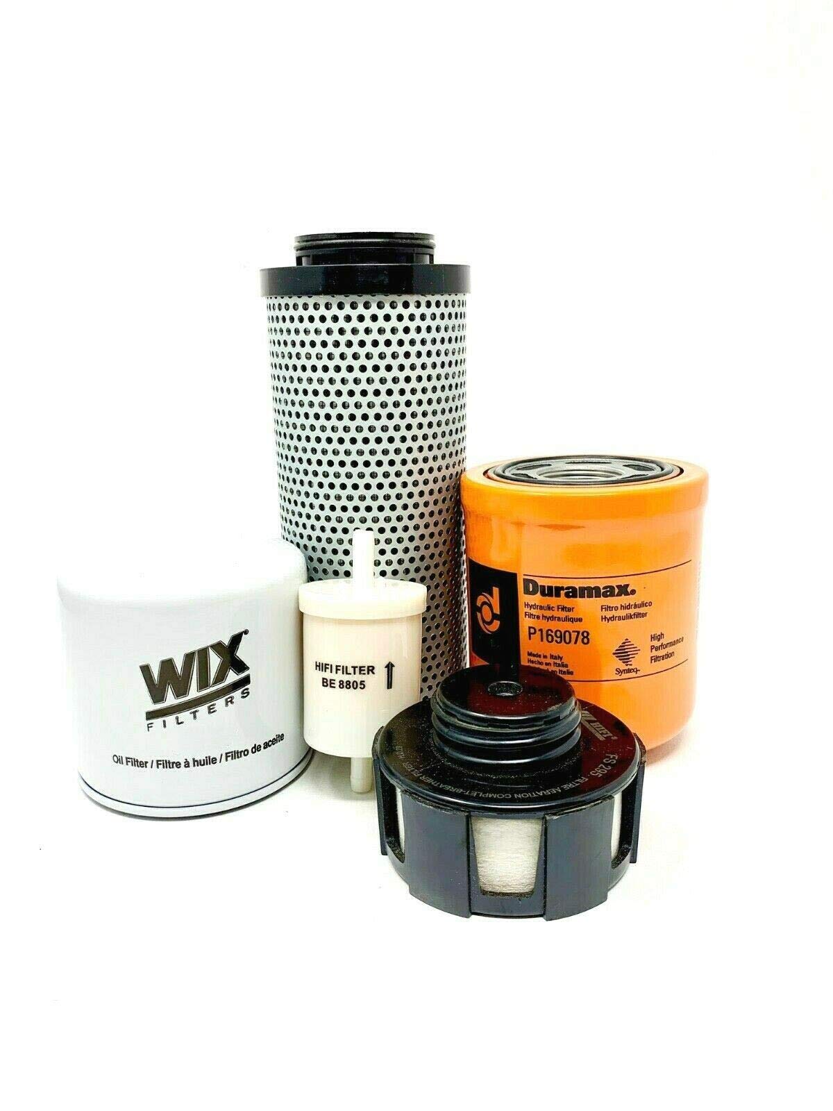 1000 Hour CFKIT Air Filter Kit Compatible with Bobcat S450 Skid Steer Loader - Replaces OEM 7310100 (No Belts Included) - Perfect for Construction, Landscaping & Heavy-Duty Equipment Maintenance