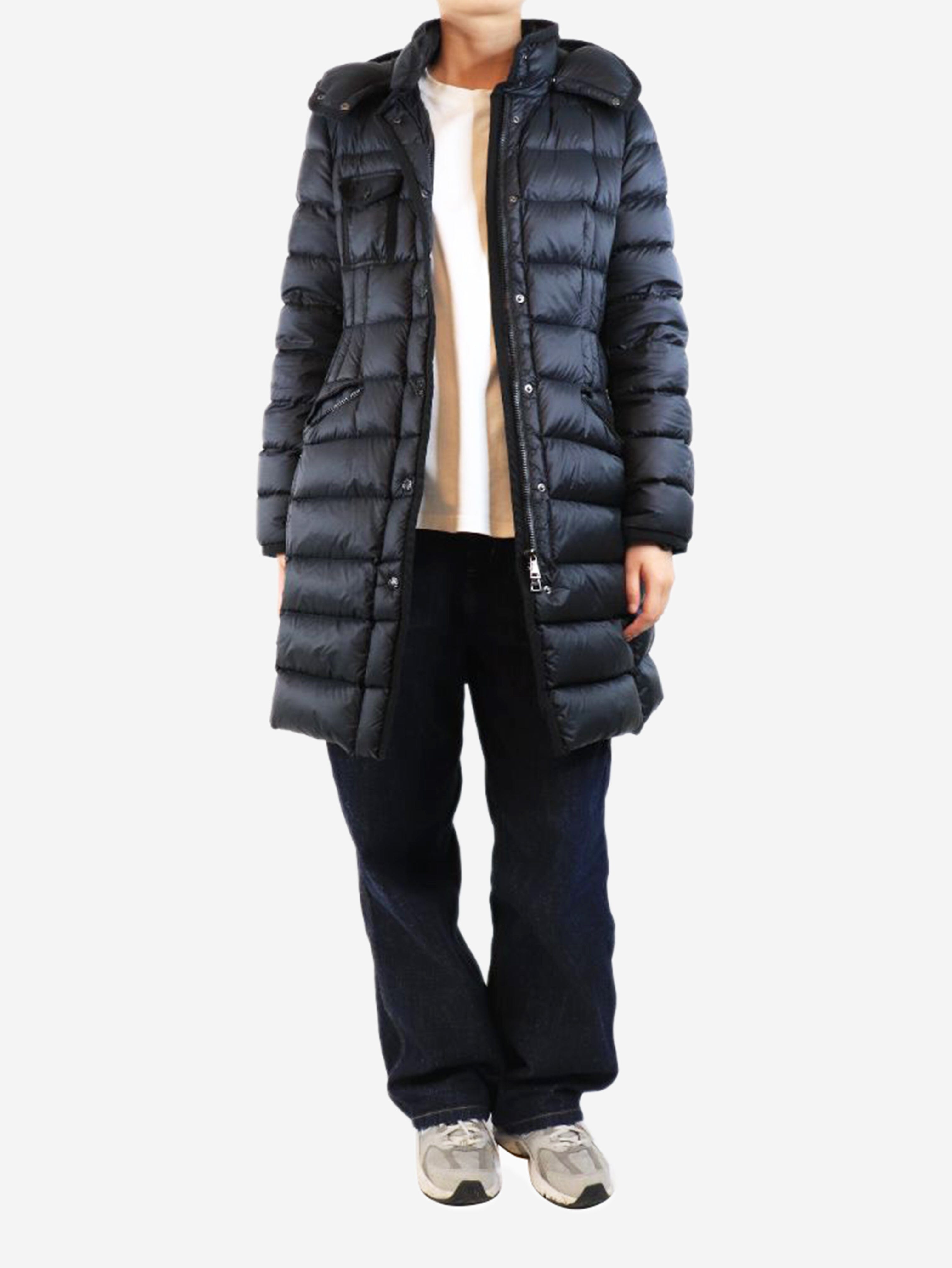 Women's Black Puffer Coat - UK Size 16 | Winter Warm Jacket for Outdoor Activities, Travel & Casual Wear