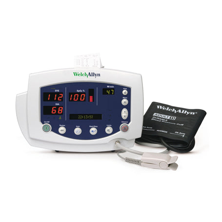 Welch Allyn 300 Series Vital Signs Monitor - Accurate Blood Pressure, Pulse & Temperature Measurement for Hospitals & Clinics | Medical Equipment for Patient Monitoring & Health Checkups