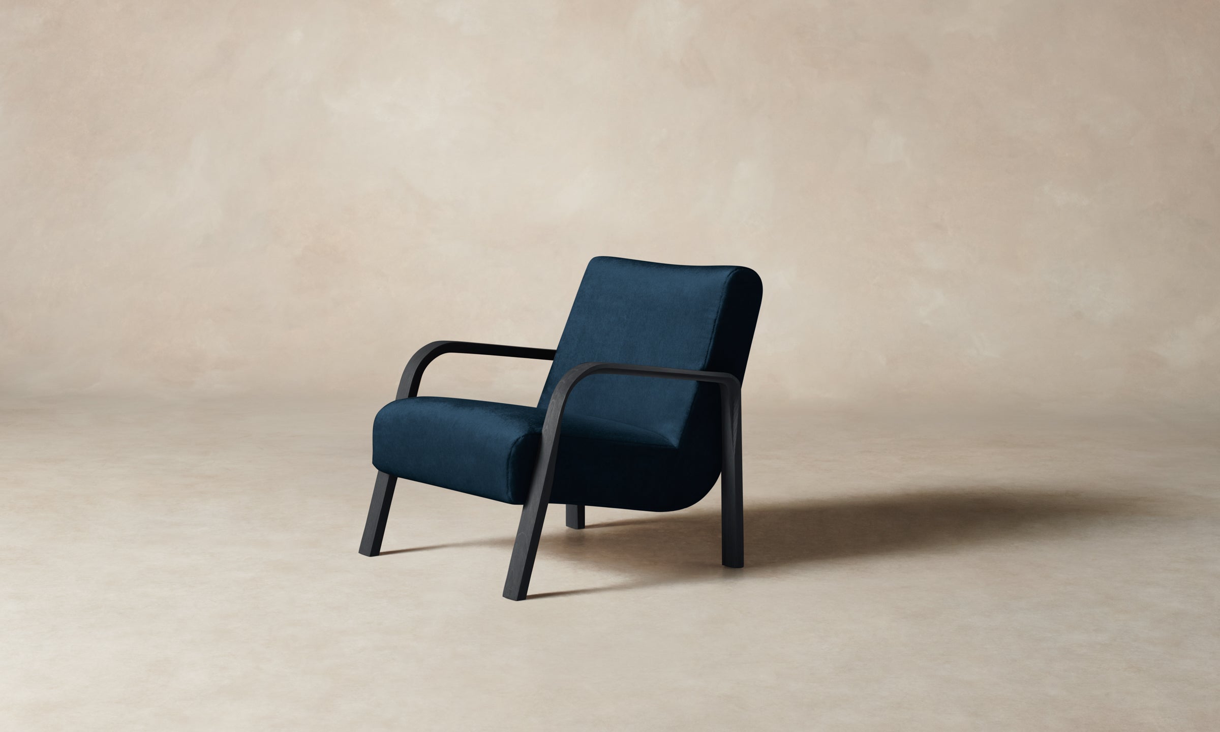 Felix Chair - Premium Performance Velvet Upholstery in Sapphire Blue | Perfect for Living Room, Bedroom & Office Decor