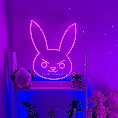 D.Va Bunny Beer LED Neon Sign - 20