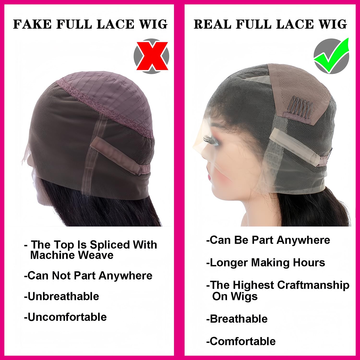 13x4 HD Lace Front Wigs Human Hair - Body Wave Pre Plucked Lace Frontal Wig for Black Women - 20 Inch Full Lace Wig for Daily Wear, Parties & Special Occasions