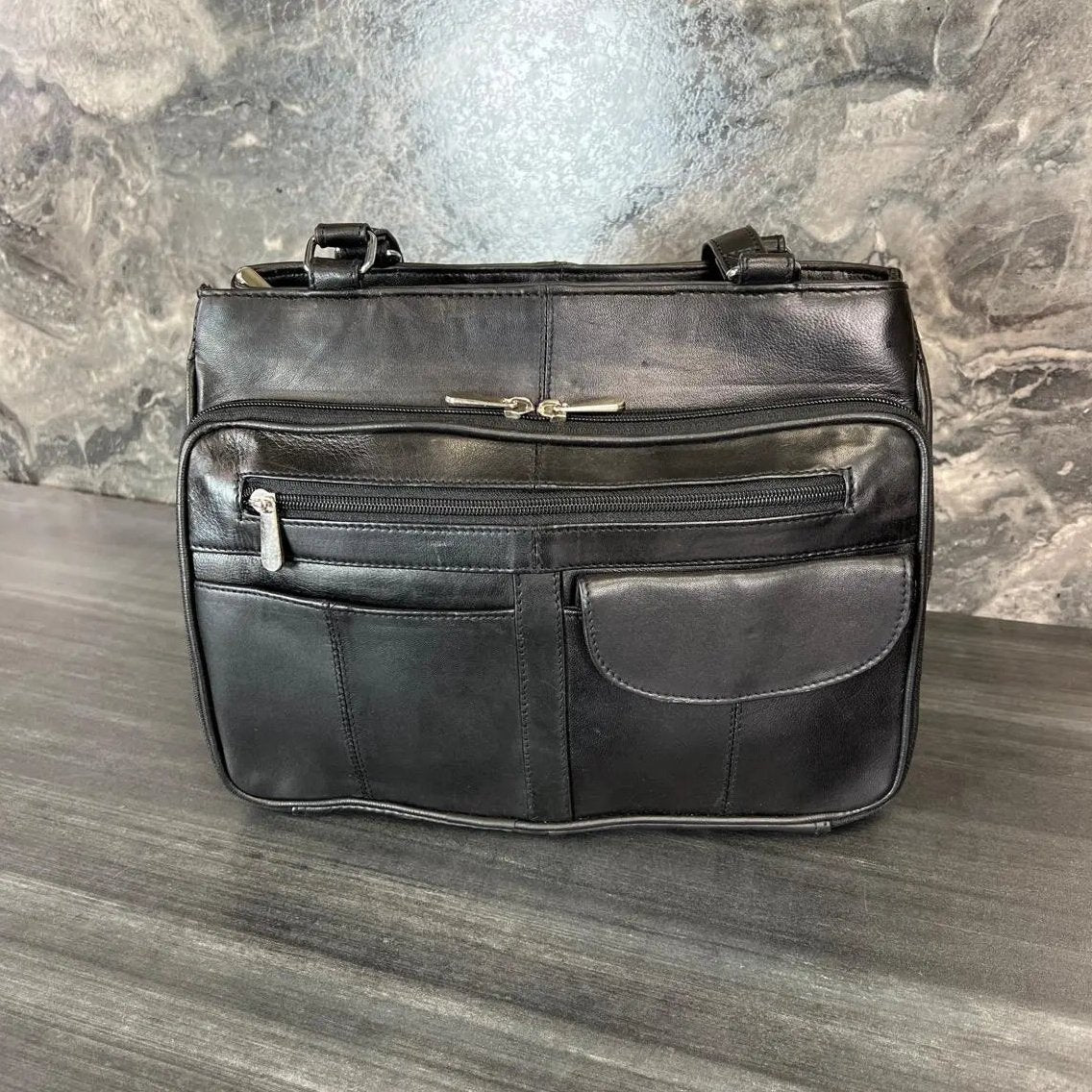 Premium BOL 2 Handle Genuine Leather Tote Bag for Women - Stylish Work & Travel Handbag, Perfect for Office, Shopping & Weekend Getaways