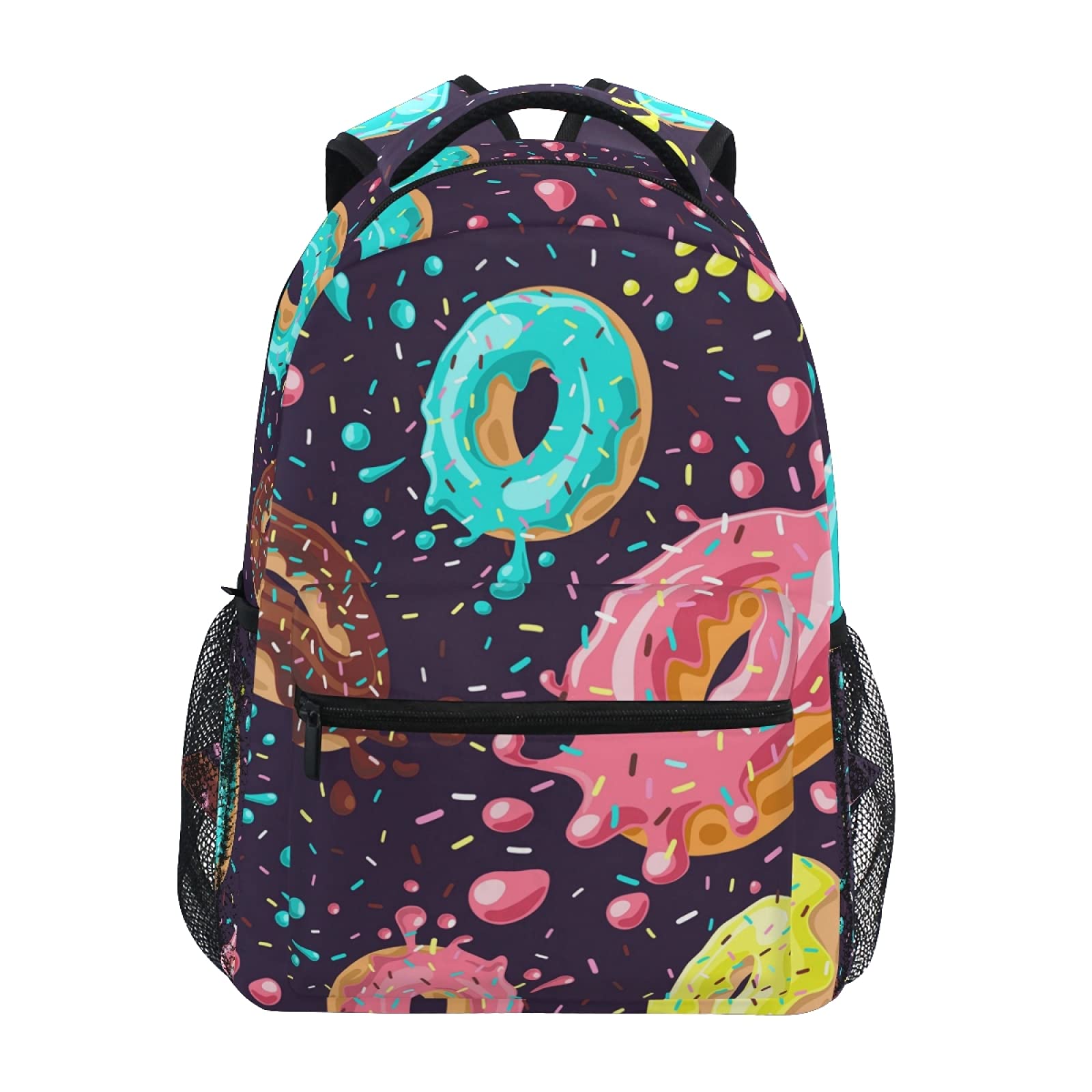 ALAZA Macaron Donut Backpack for School & Travel - Cute & Durable Knapsack for Primary & Junior High Students - Perfect for School, Outings & Daily Use