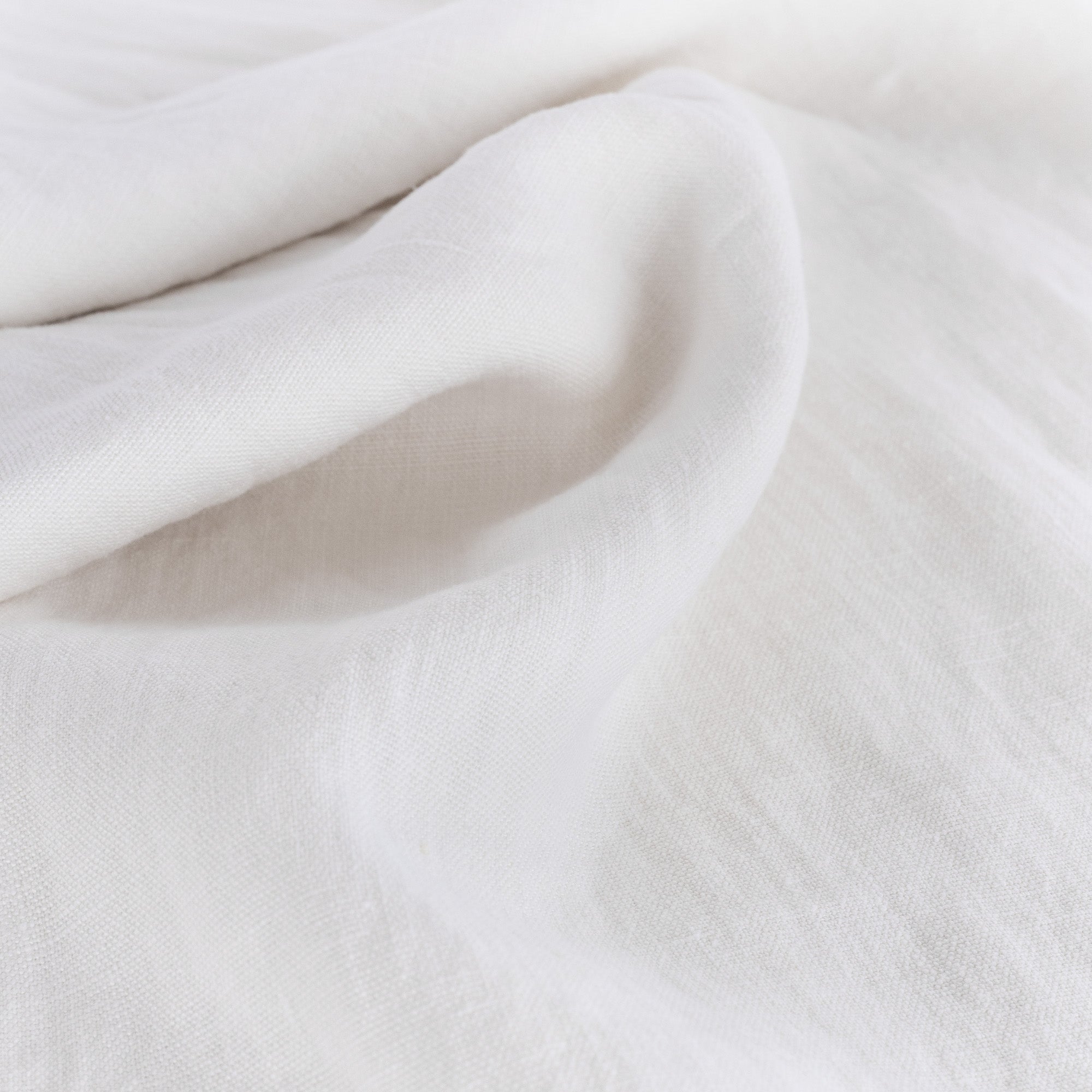 REMNANT Sorrento Linen Fabric in Talc Color - 36