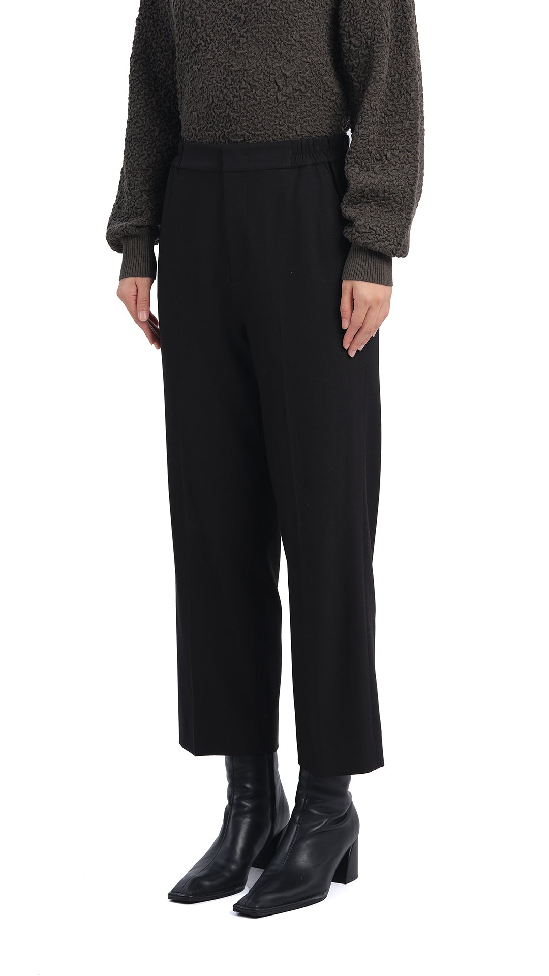 Straight Leg Trousers for Women - High Waist Office Pants, Comfortable Work Pants for Business Casual & Professional Wear