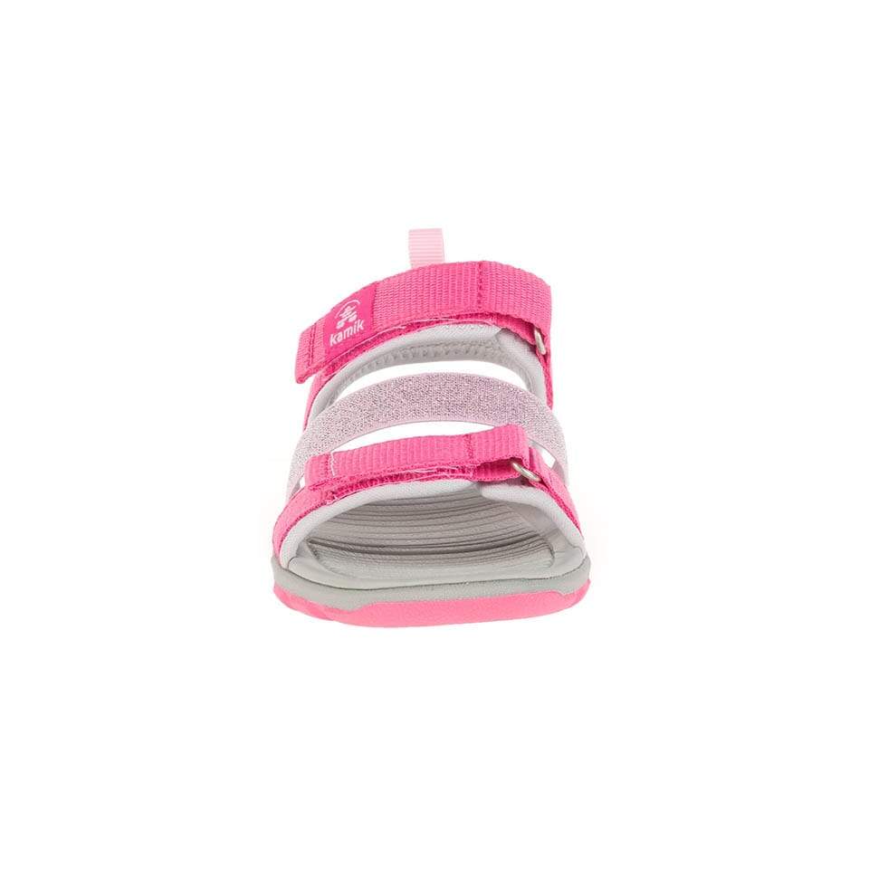 Kamik Pink Coast Kids' Water Sandals - Comfortable & Durable Beach Shoes for Girls & Boys - Perfect for Beach, Pool, and Outdoor Play