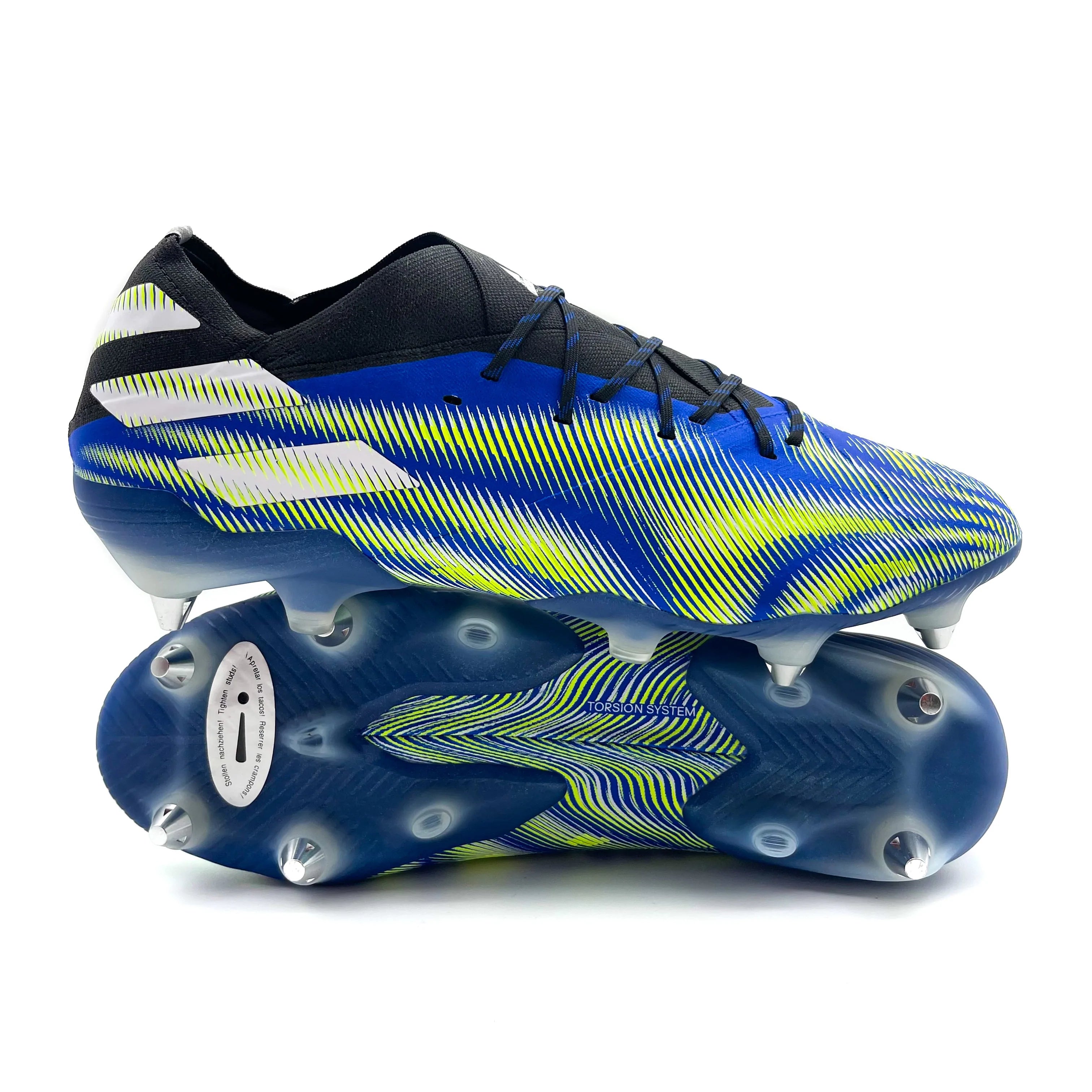Adidas Nemeziz.1 SG Firm Ground Soccer Cleats - Team Royal Blue | Lightweight & Agile for Competitive Matches | Perfect for Outdoor Turf & Grass Fields
