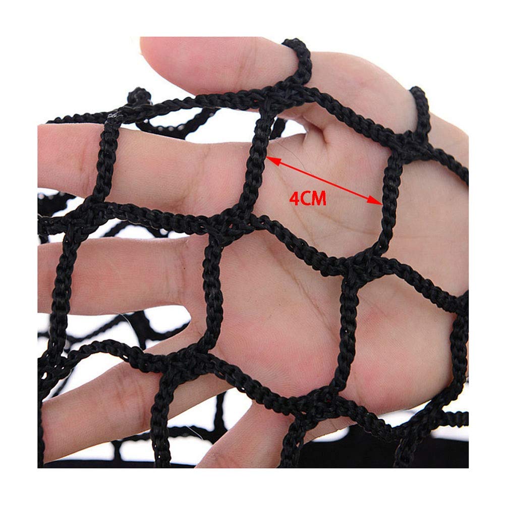 LJIANW 3mm Fishing Net Wall Decor - 4x6m Black Fish Net for Truck, Wedding, Birthday Party Hanging Decorations | Customizable Nature-Themed Party & Home Decoration