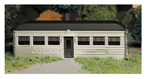 Bachmann Trains - PLASTICVILLE U.S.A. Classic Building Kits - O Scale Model Train Diner - Perfect for Model Railroad Layouts & Collectors