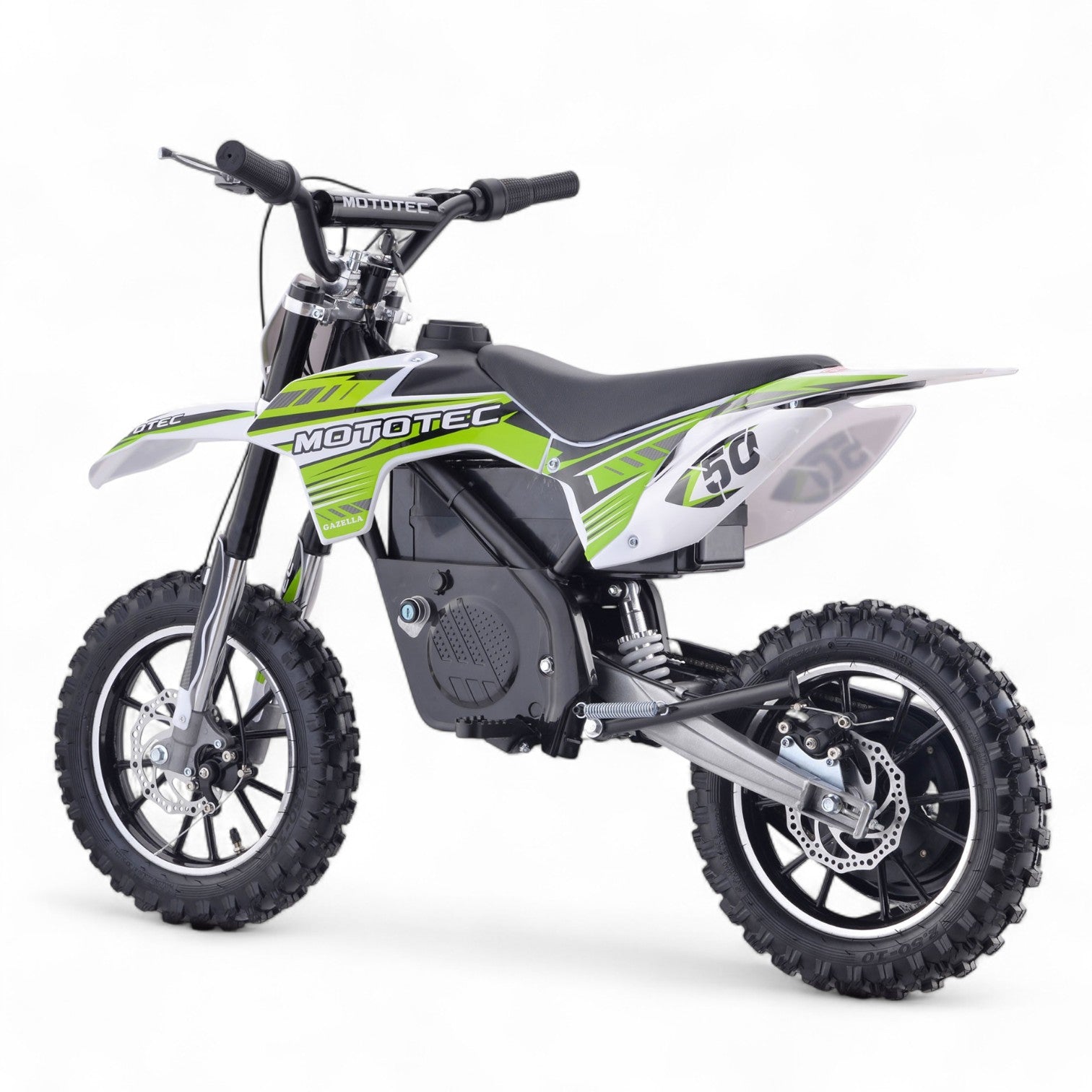 MotoTec Gazella 24V 500W Electric Dirt Bike for Kids - Off-Road Adventure & Backyard Riding Fun