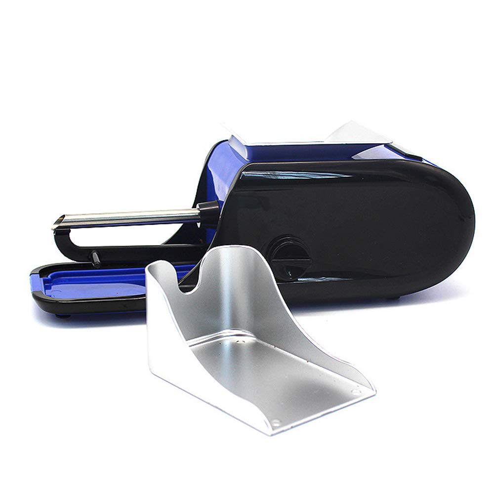 OSLAMP 110V Electric Cigarette Rolling Machine - Automatic Tobacco Injector & Portable Cigarette Maker for Home Use (Blue) | Perfect for DIY Smokers, Travel & Quick Cigarette Rolling