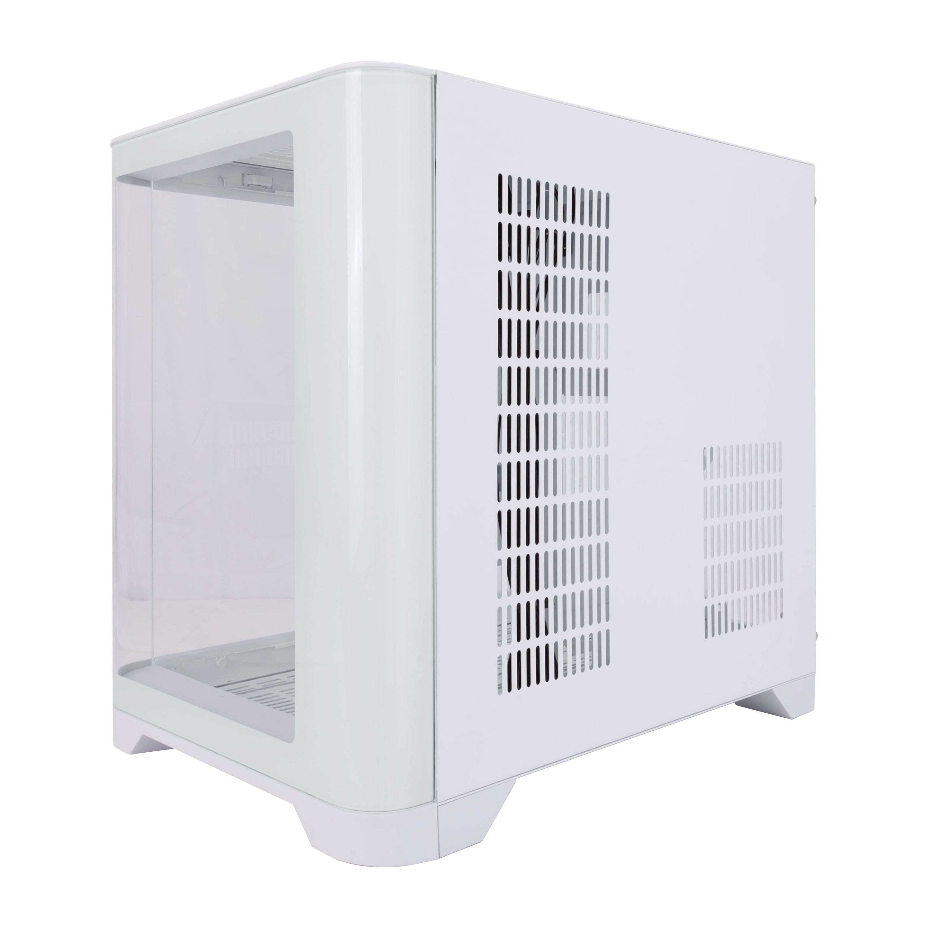1st Player UV5 M ATX ITX PC Gaming Case - Compact White Computer Case for High Performance Gaming PCs | Perfect for Small Form Factor Builds & Home Office Setups