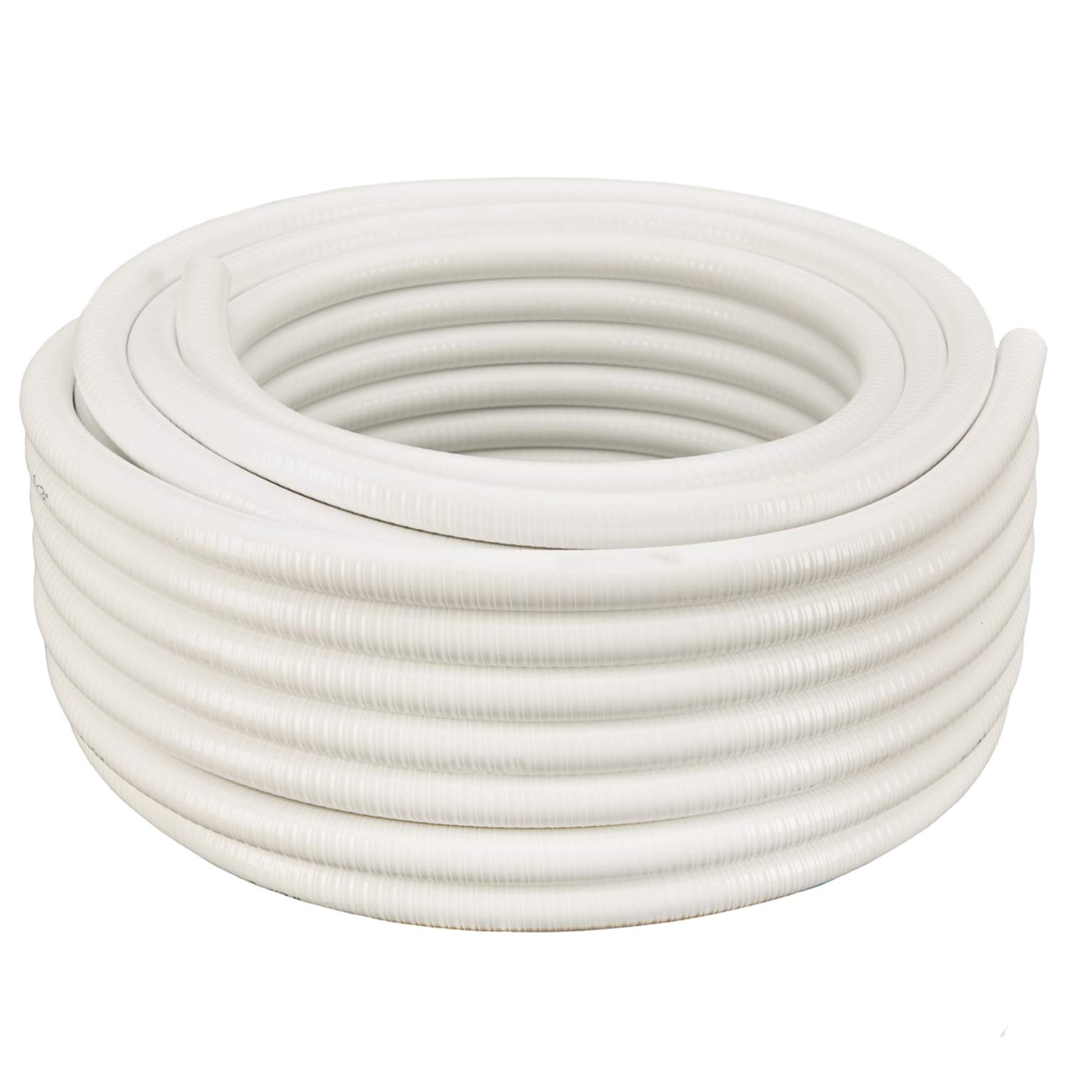 Flexible PVC Pipe 3/4 Inch x 10 Feet - White Schedule 40 Hose Tubing for Swimming Pools, Hot Tubs, Spas, Water Gardens & Irrigation Systems - Durable Water Supply & Drainage Solution for Home & Outdoor Use