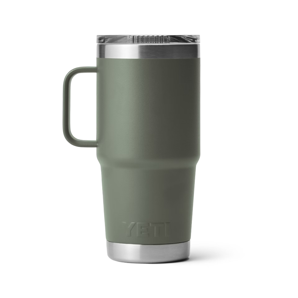 20 oz Rambler Travel Mug with Stronghold™ Lid - Leak-Proof Insulated Stainless Steel Tumbler for Coffee, Tea & Hot/Cold Drinks - Perfect for Commuting, Camping & Outdoor Adventures