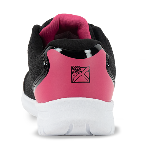 KR Strikeforce Glitz Black/Magenta Women's Bowling Shoes - Lightweight & Comfortable for League Play & Tournament Bowling