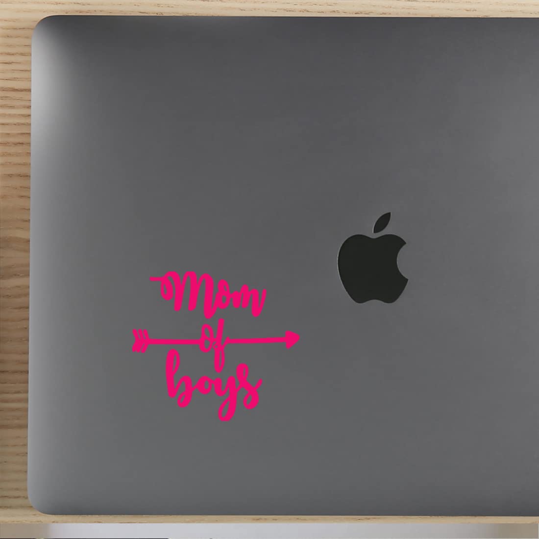 Premium Waterproof Vinyl Decal Stickers Set of 2 - Pink Mom Life Boys Design for Laptop, Phone, Helmet, Car Window, Bumper, Mug | Durable Wall & Door Decorations for Home, Office & School