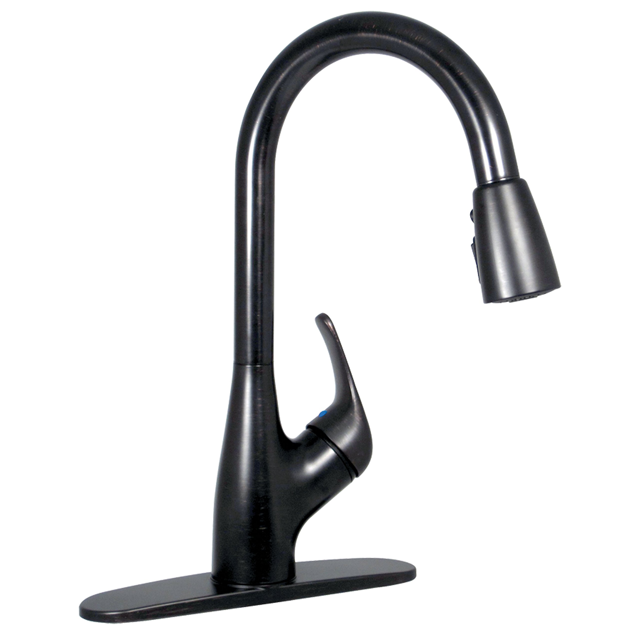 Phoenix Vital Life PF231561 Single Handle Pull-Down Kitchen Faucet in Rubbed Bronze - Perfect for Modern Farmhouse & Rustic Style Kitchens