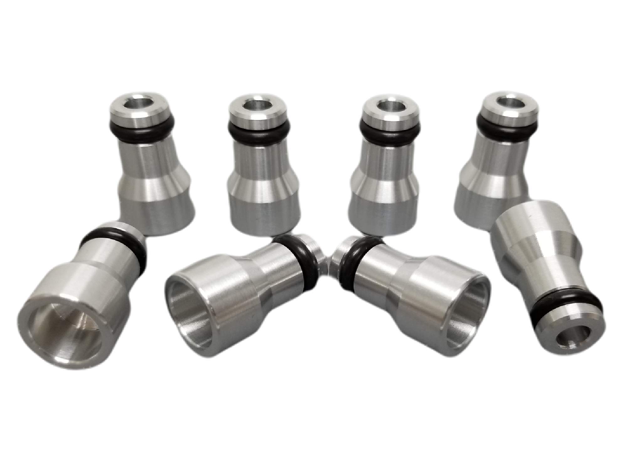 LS1 LS6 Intake Manifold & Fuel Rail to LS Truck Fuel Injector Adapters Spacers - Set of 8 - Compatible with Chevrolet Camaro, Pontiac Trans Am, LQ4, LQ9, LM7, L33, L96 Engines - High Performance Upgrade for Improved Fuel Delivery - Made in USA - Perfect for Engine Builds & Performance Tuning