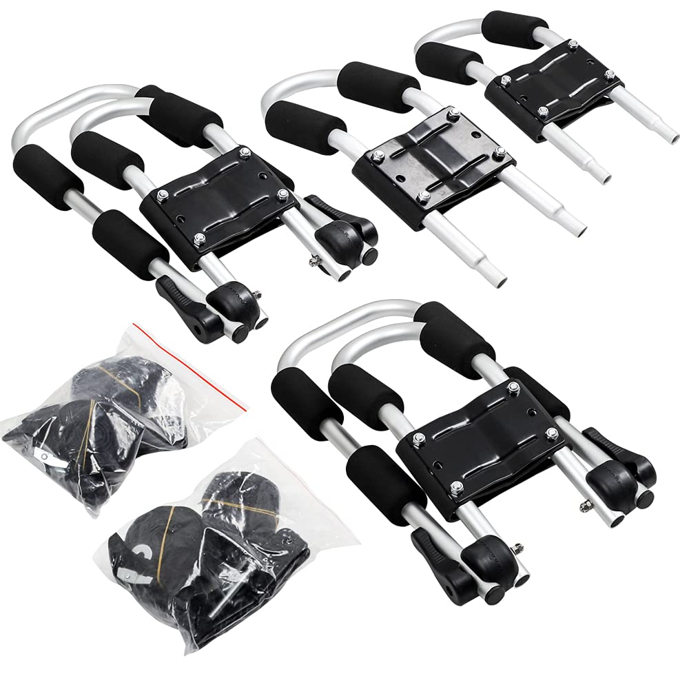 **MSC 2-in-1 Kayak and SUP Roof Rack Carrier for SUV, Car & Truck – Heavy-Duty Canoe, Surfboard & Ski Board Mount – Perfect for Road Trips & Water Adventures**