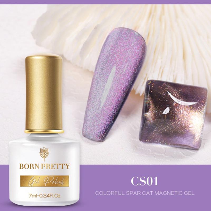 Born Pretty Spar Cat Eye Magnetic Gel Polish - CS Series for Stunning Nail Art | Perfect for Salon, Home Manicures & Special Occasions