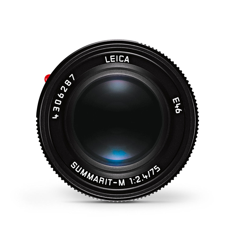 Leica Summarit M 75mm f/2.4 Lens - Black Anodized Finish for Portrait & Street Photography | Compatible with Leica M Mount Cameras