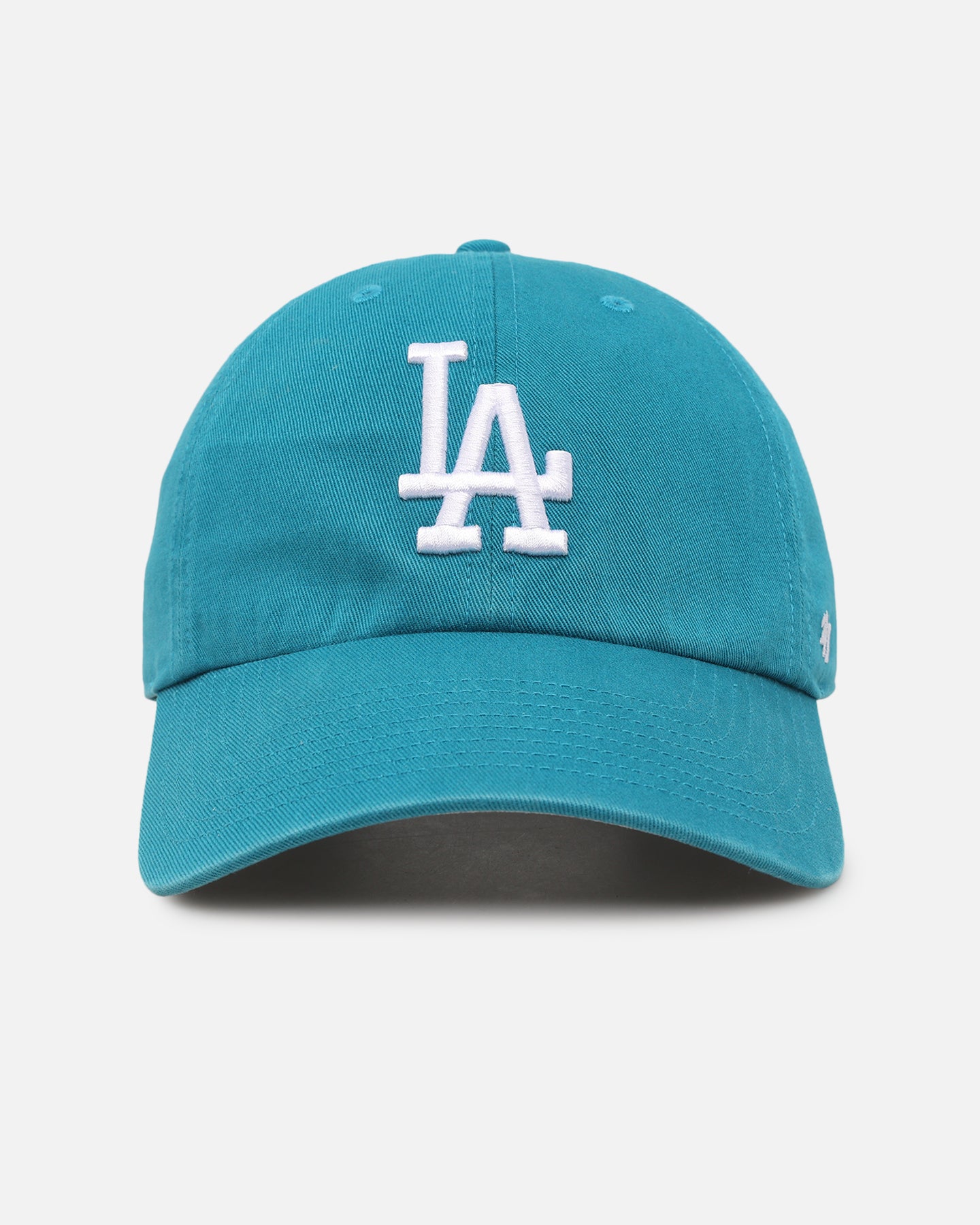 47 Brand Los Angeles Dodgers 'Ballpark' 47 Clean Up Adjustable Strapback Hat - Dark Teal Baseball Cap for Men & Women - Perfect for Games, Casual Wear & Sports Fan Gifts