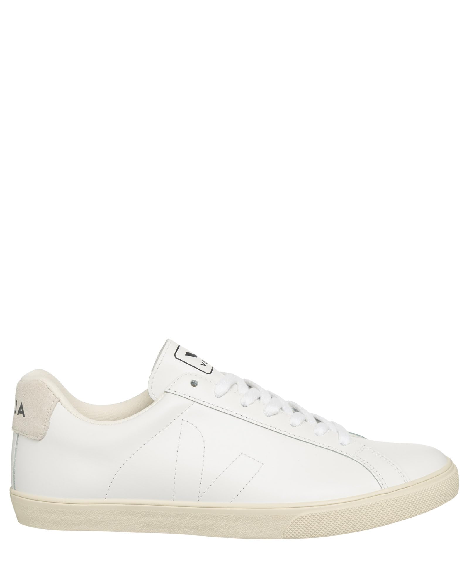 Veja Women's Esplar Sneakers - Extra White Leather Vegan Eco-Friendly Casual Shoes for Walking, Running & Everyday Wear