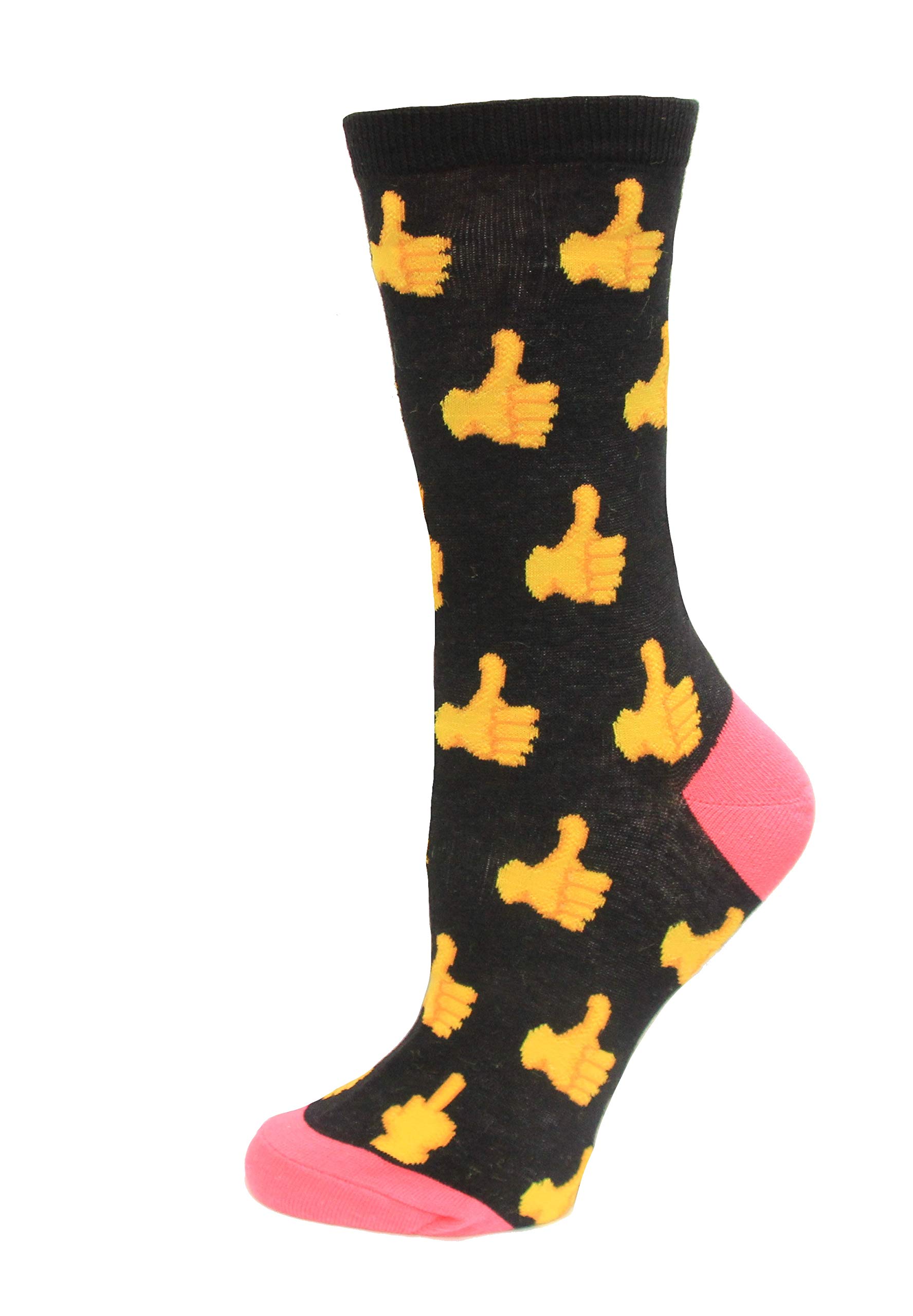 HotSox Women's Fun Novelty Socks - 1 Pair Comfortable & Stylish Crew Socks for Casual Wear, Gifts, and Everyday Use