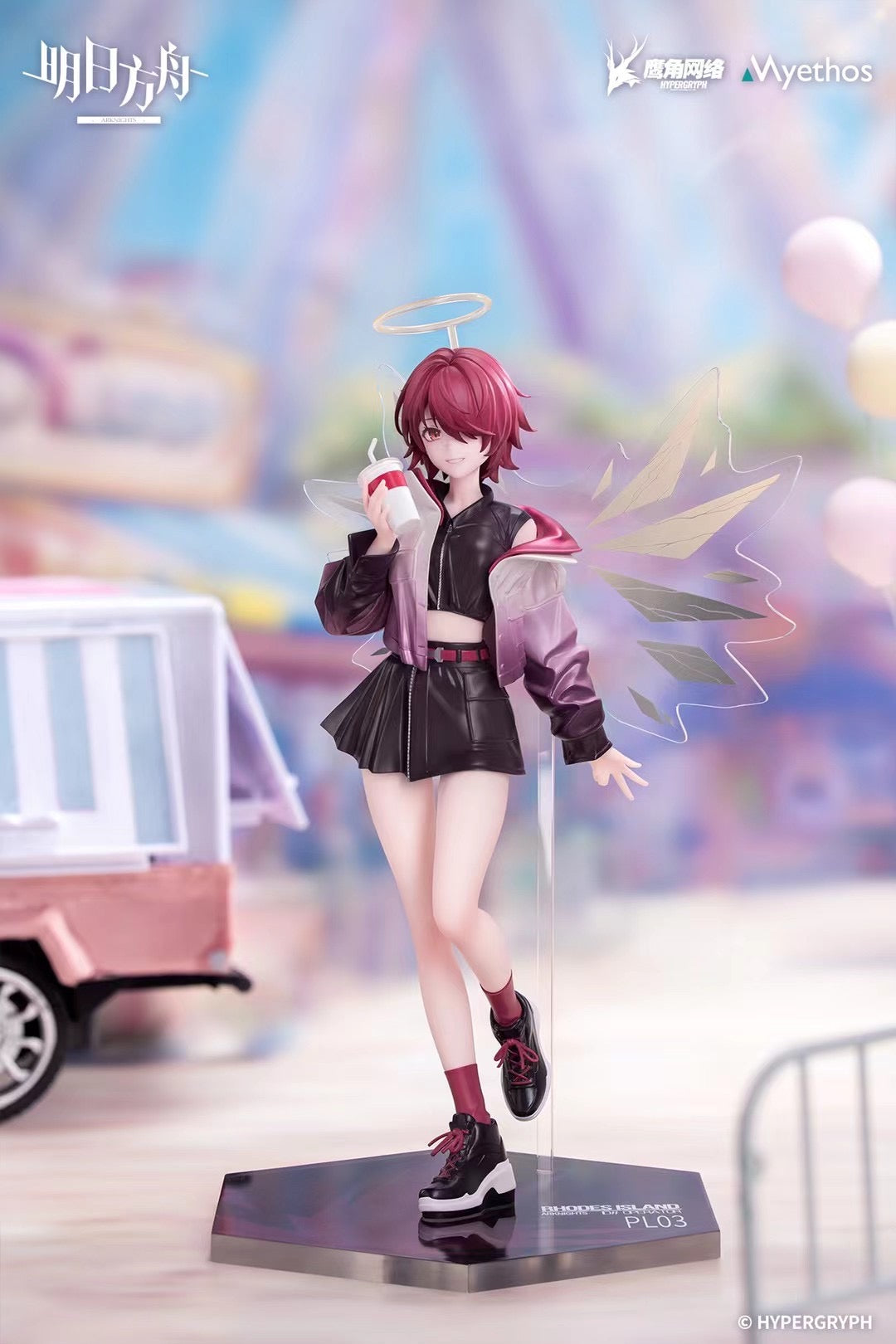 Myethos Studio Licensed Arknights Exusiai Figure (Gift+ Series) - Anime Collectible for Fans, Perfect for Display in Home or Office