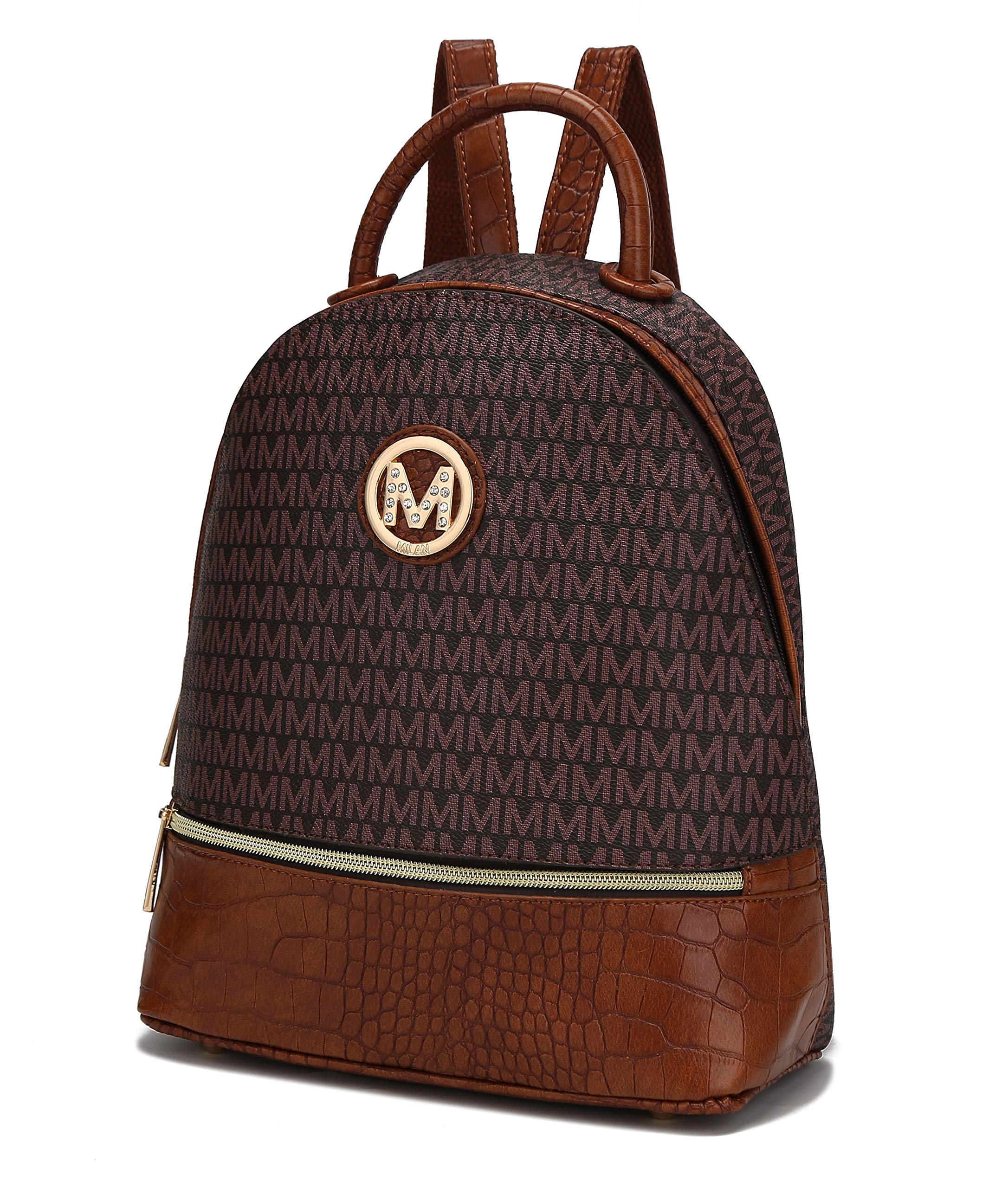 MKF Vegan Leather Backpack for Women - Stylish Travel & Work Bag