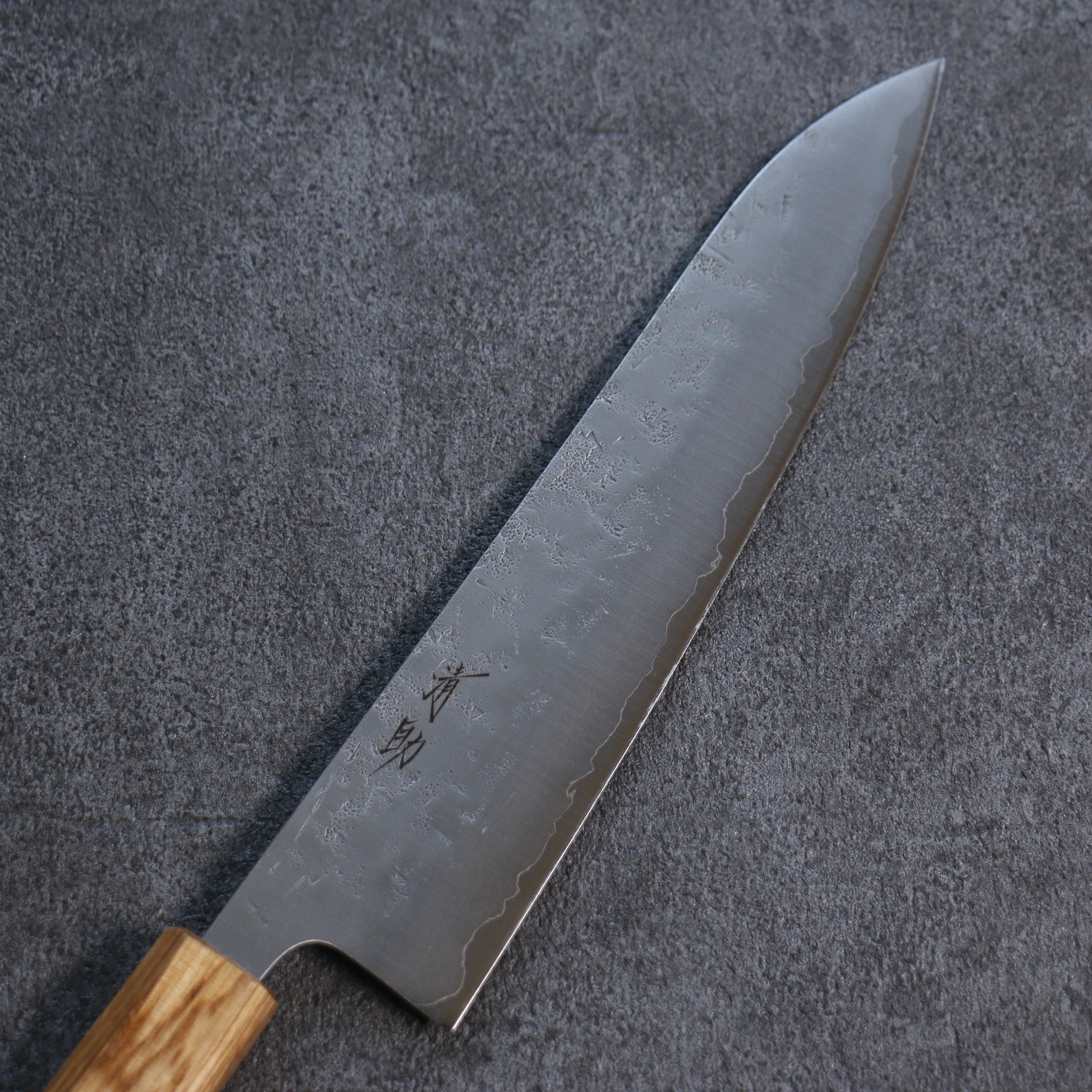 Premium Seisuke SLD Washiji Gyuto 210mm Japanese Chef Knife with Burnt Oak Handle - Perfect for Sushi, Sashimi, and Precision Cutting in Professional Kitchens
