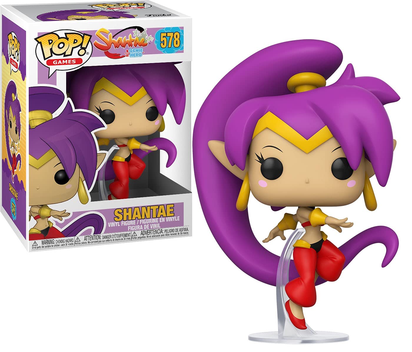 Funko Pop! Shantae Collectible Figure - Multicolor Vinyl Toy for Gamers & Collectors | Perfect for Display, Gifts, and Gaming Room Decor