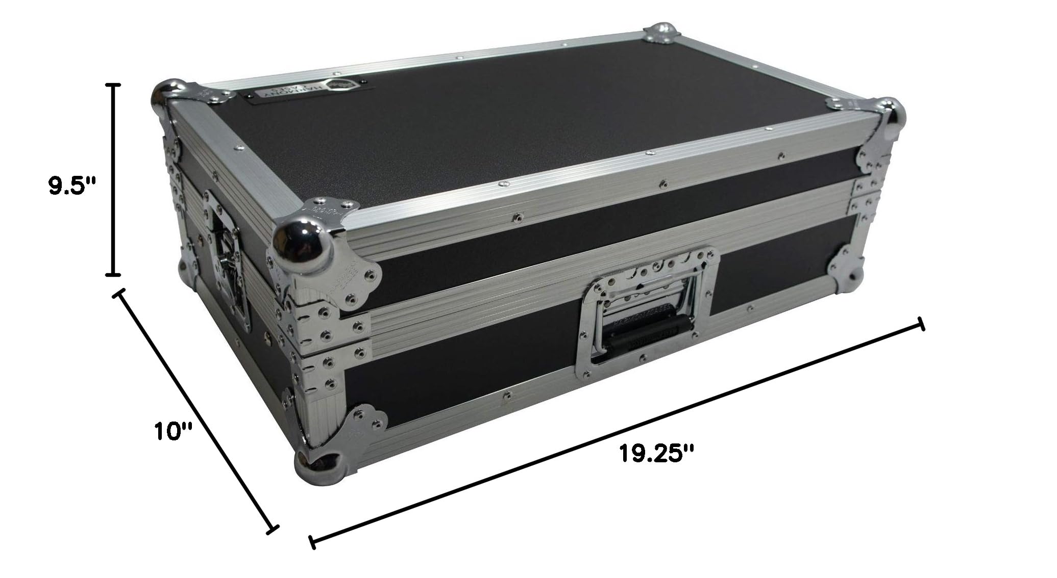 Harmony Audio HCDDJSBLT Flight Glide Laptop Stand DJ Case - Compatible with Numark Mixtrack Pro II | Portable DJ Equipment for Live Performances & Studio Mixing
